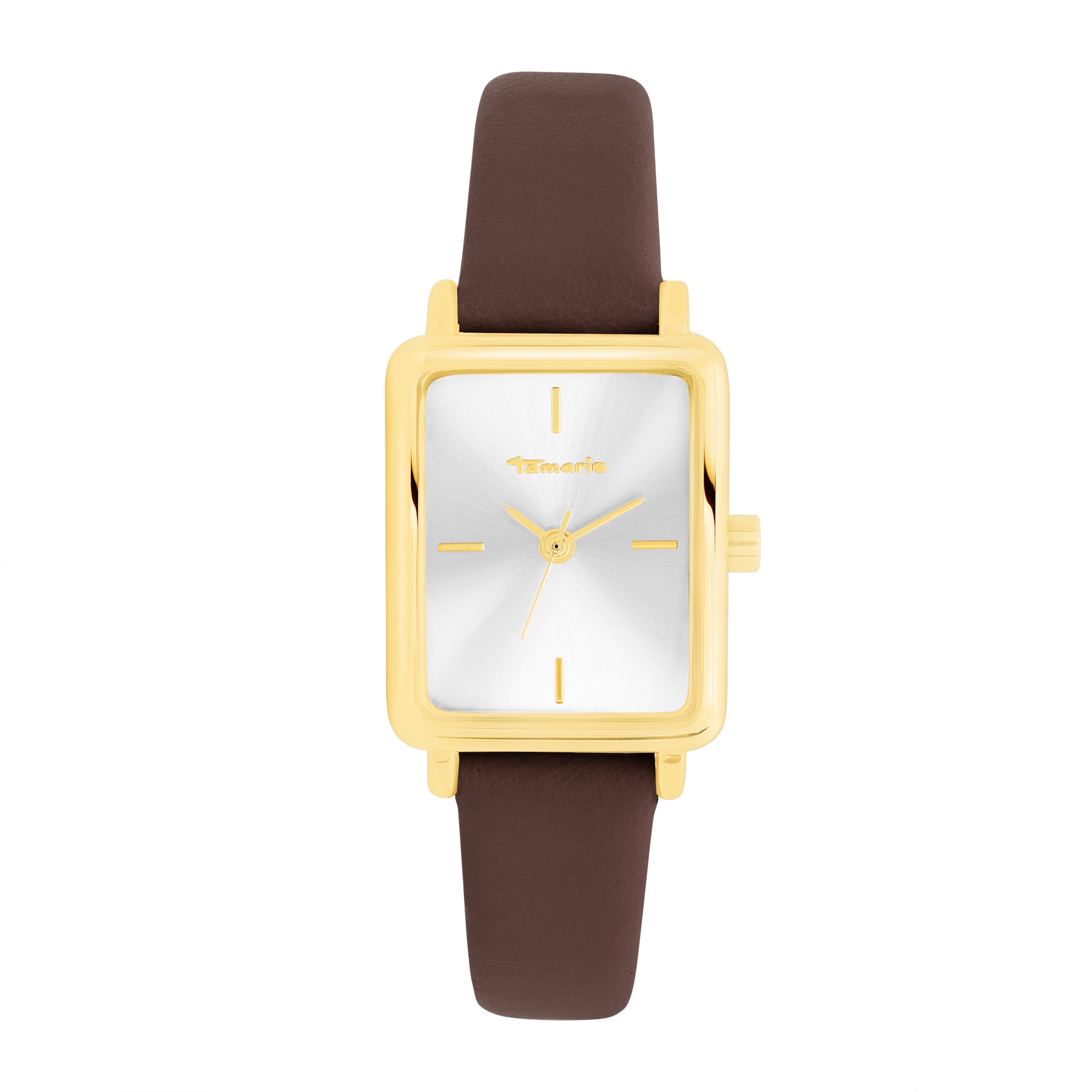Tamaris Quarzuhr »Tiny Leather« Armbanduhr, Damenuhr, Lederarmband, analog