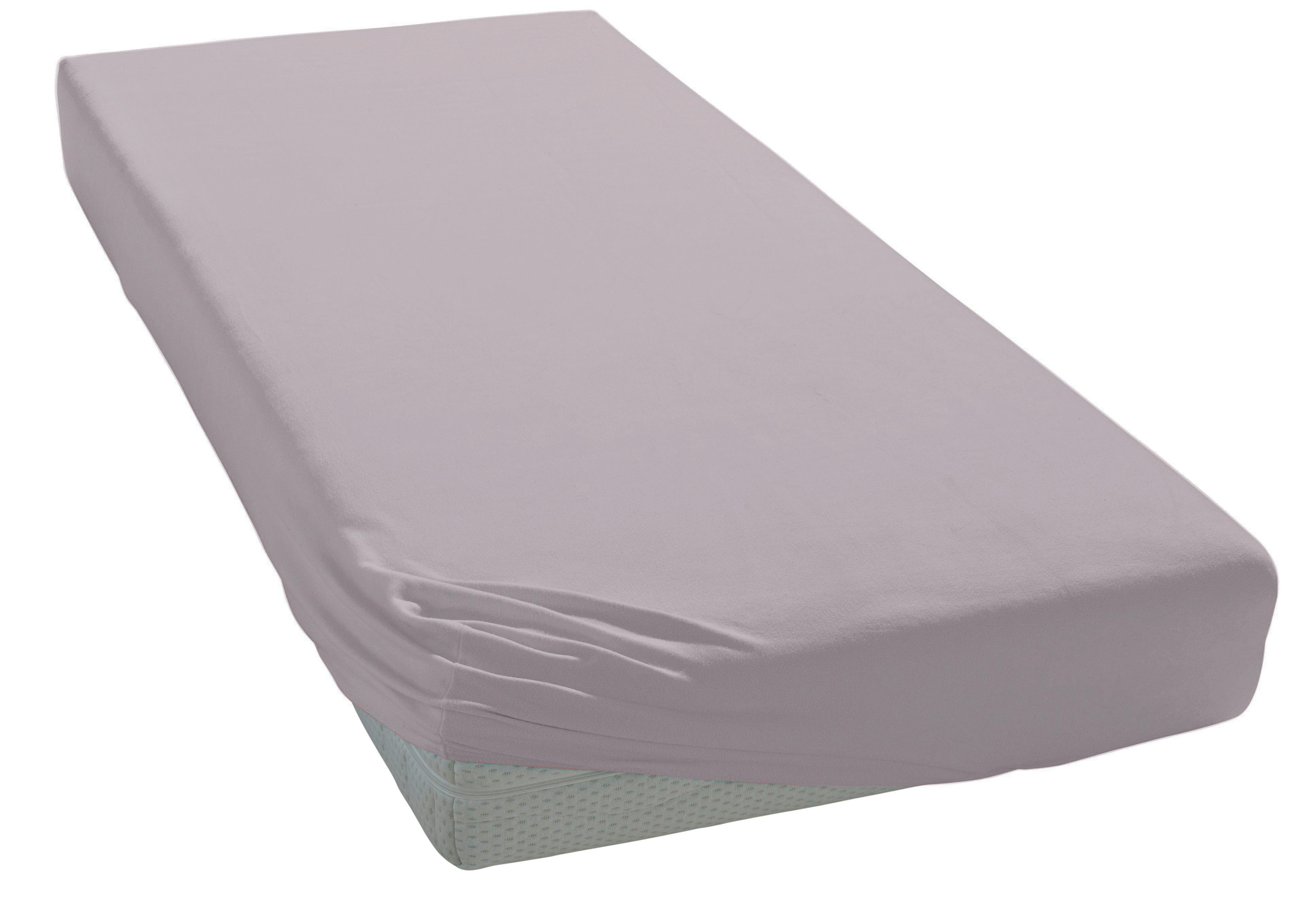 Elegante Spannbettlaken "Mako-Jersey" in hochwertiger Qualität mit Elasthan-Anteil