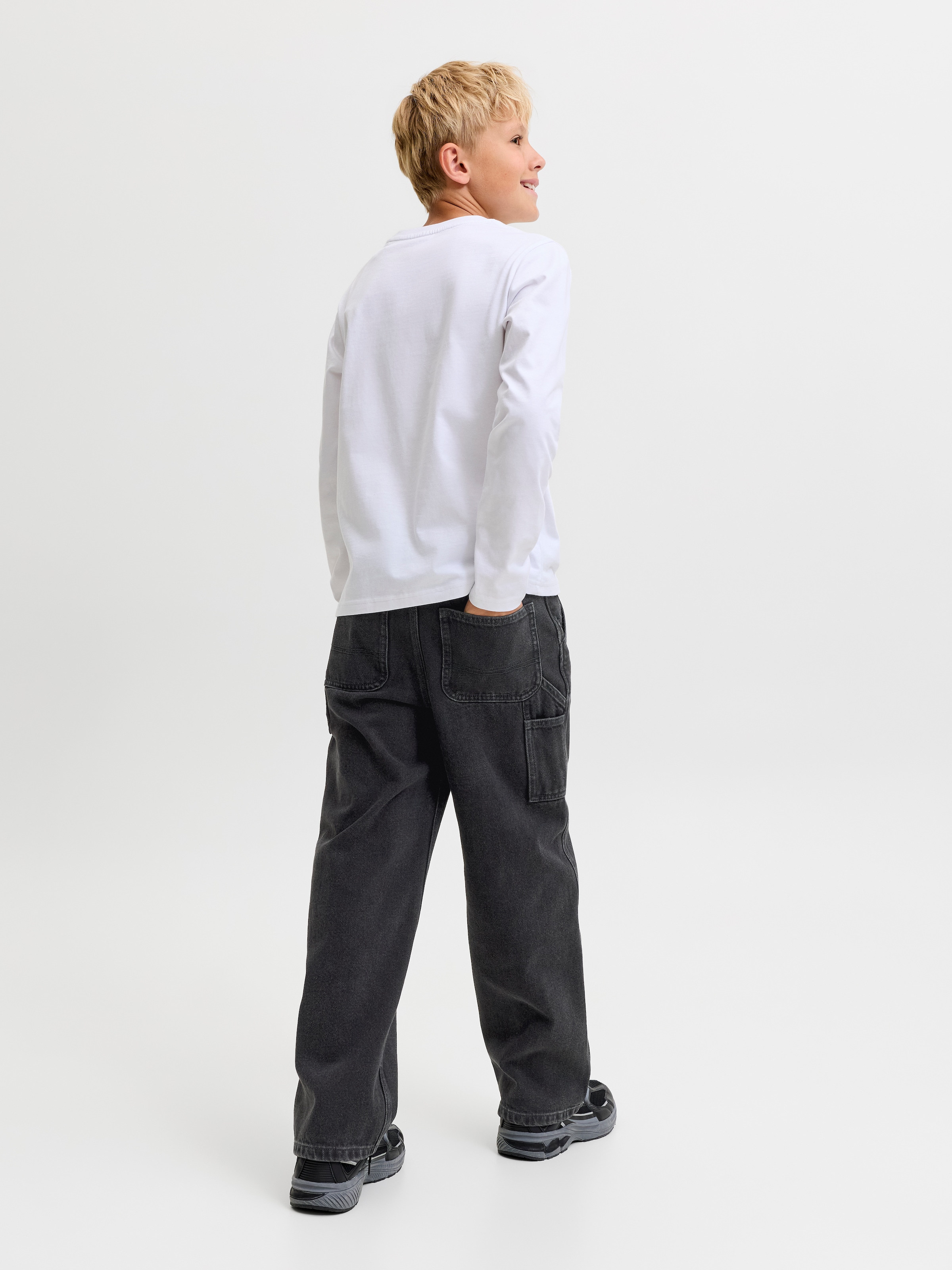 Jack & Jones Junior Relax-fit-Jeans »JJIALEX JJCARPENTER AT 562 JNR« Baumwolle, relaxed fit
