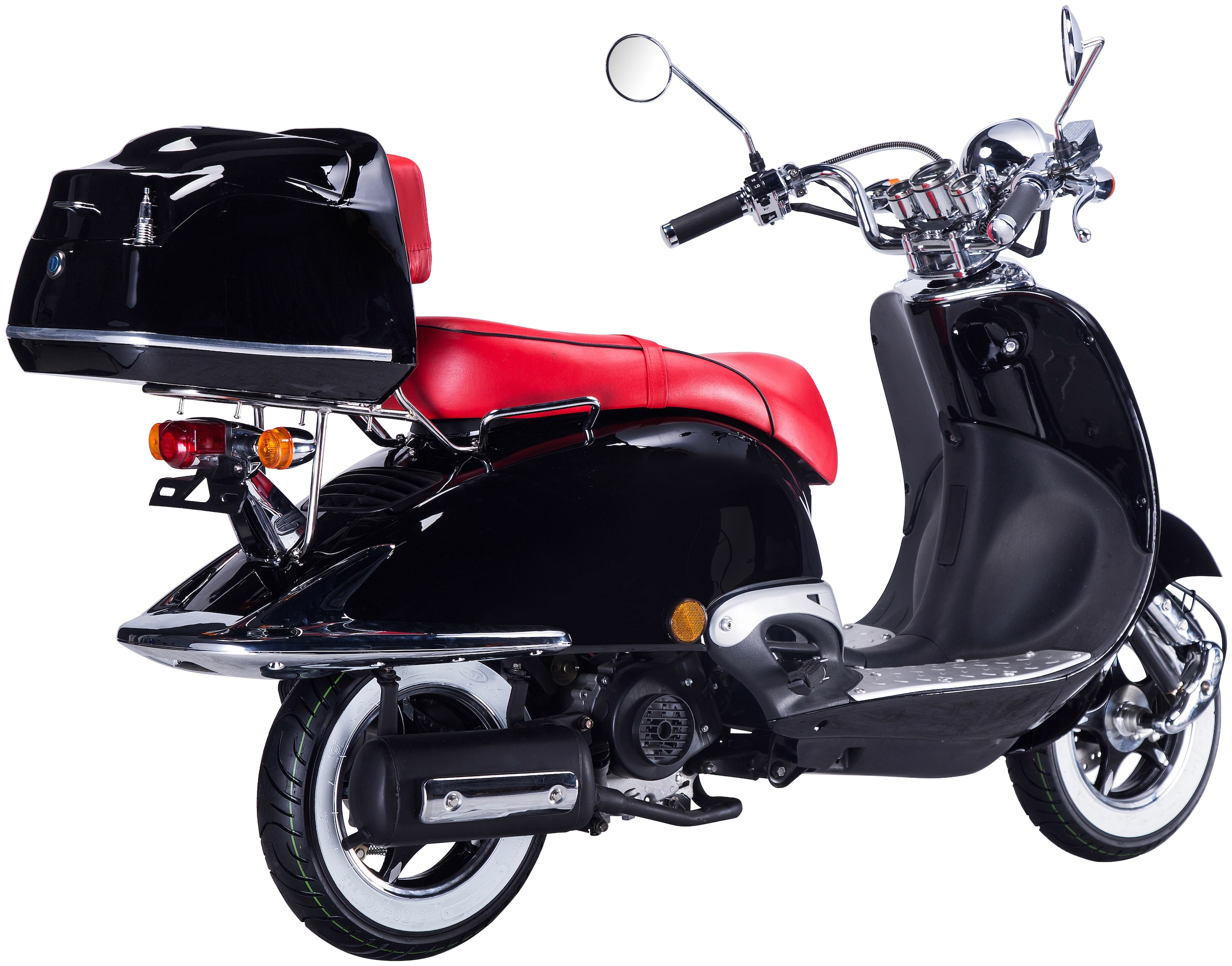 GT UNION Motorroller 8,6 Raten (Set), 125 km/h, PS, | cm³, mit Euro »Strada«, BAUR 85 auf Topcase 5