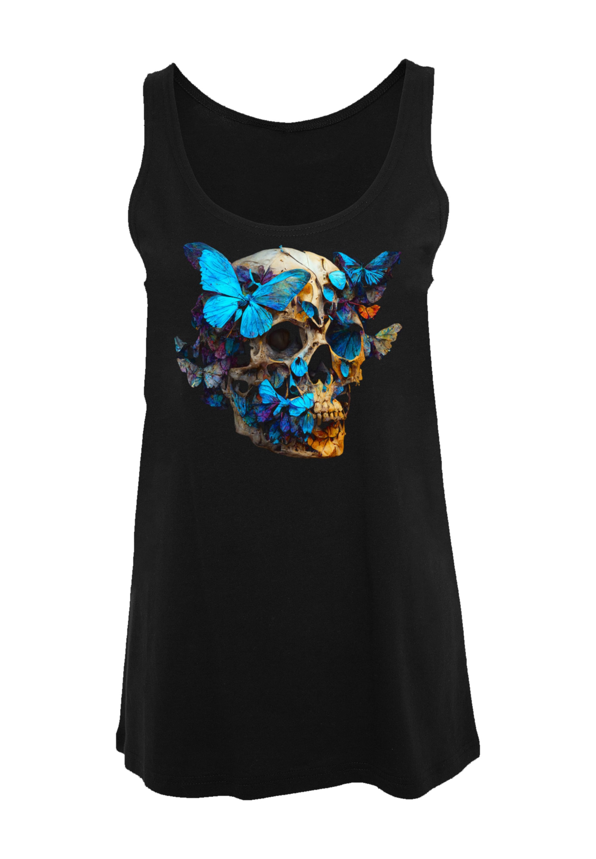 bestellen für Schmetterling«, T-Shirt | Print BAUR »Totenkopf F4NT4STIC