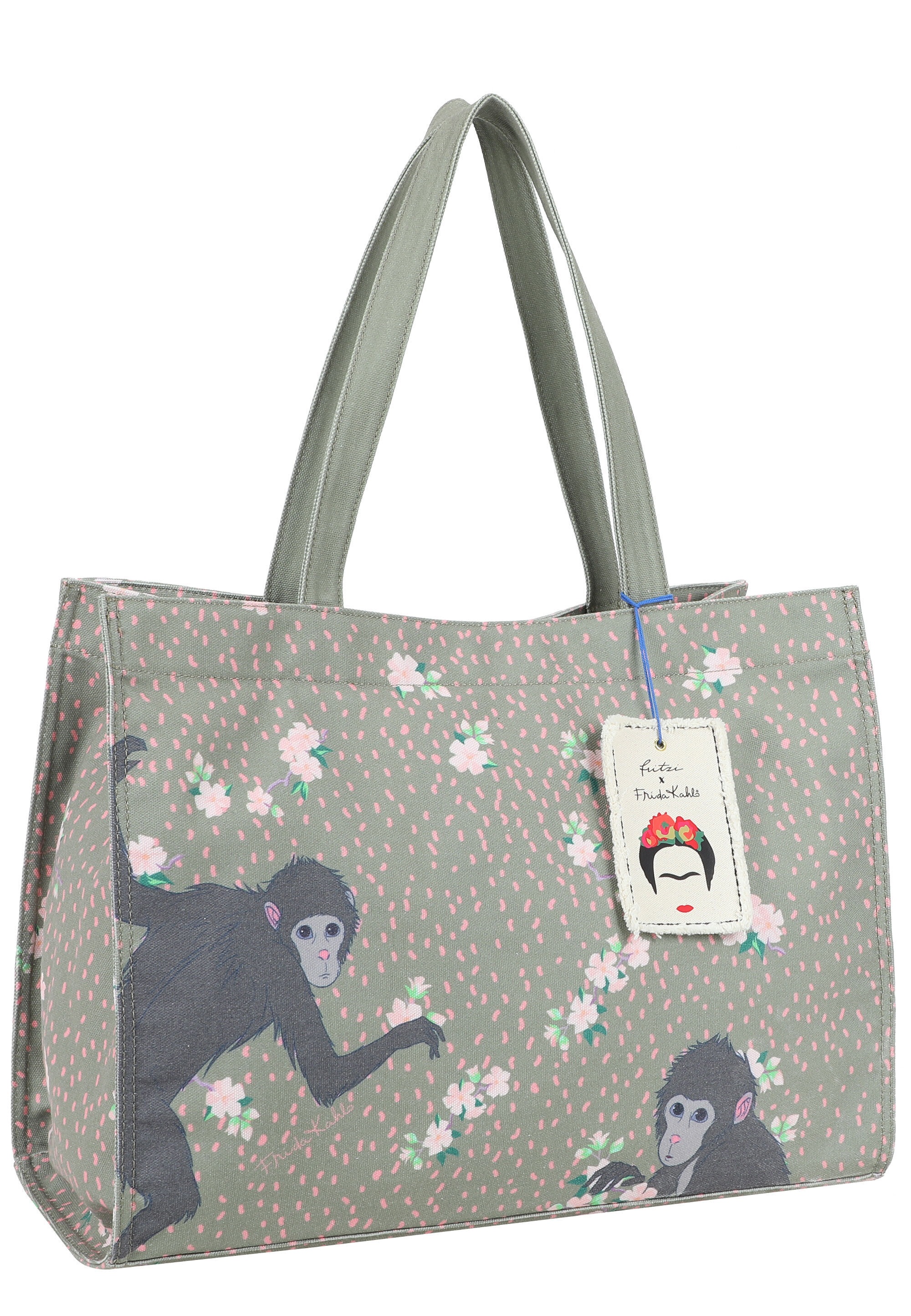 Fritzi aus Preußen Shopper »Fritzi x Frida Kahlo« mit Blumenprint