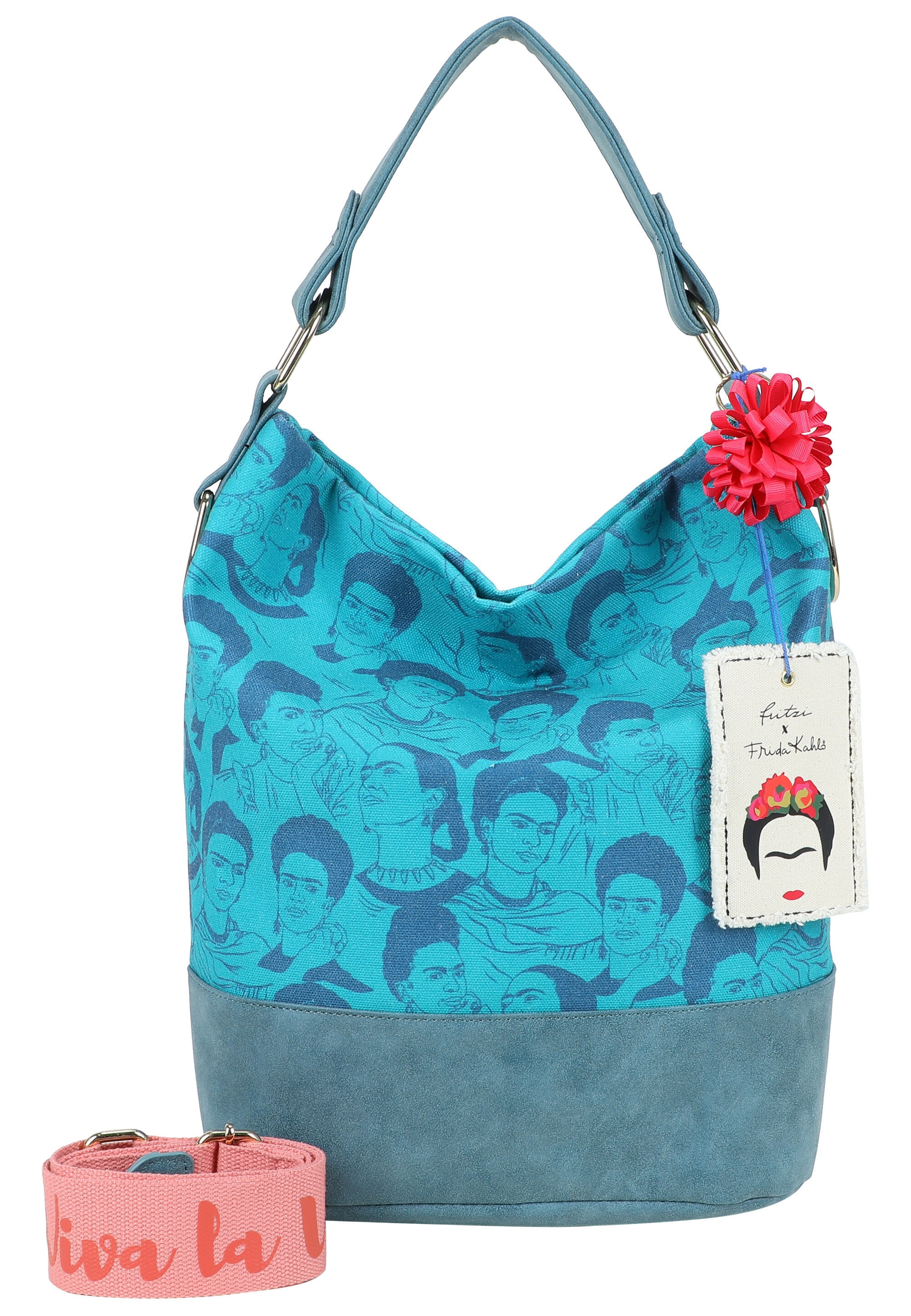 Fritzi aus Preußen Umhängetasche "Fritzi x Frida Kahlo" mit All-Over-Print
