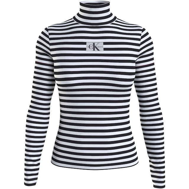 Calvin Klein Jeans Langarmshirt »STRIPED ROLL NECK« bestellen | BAUR