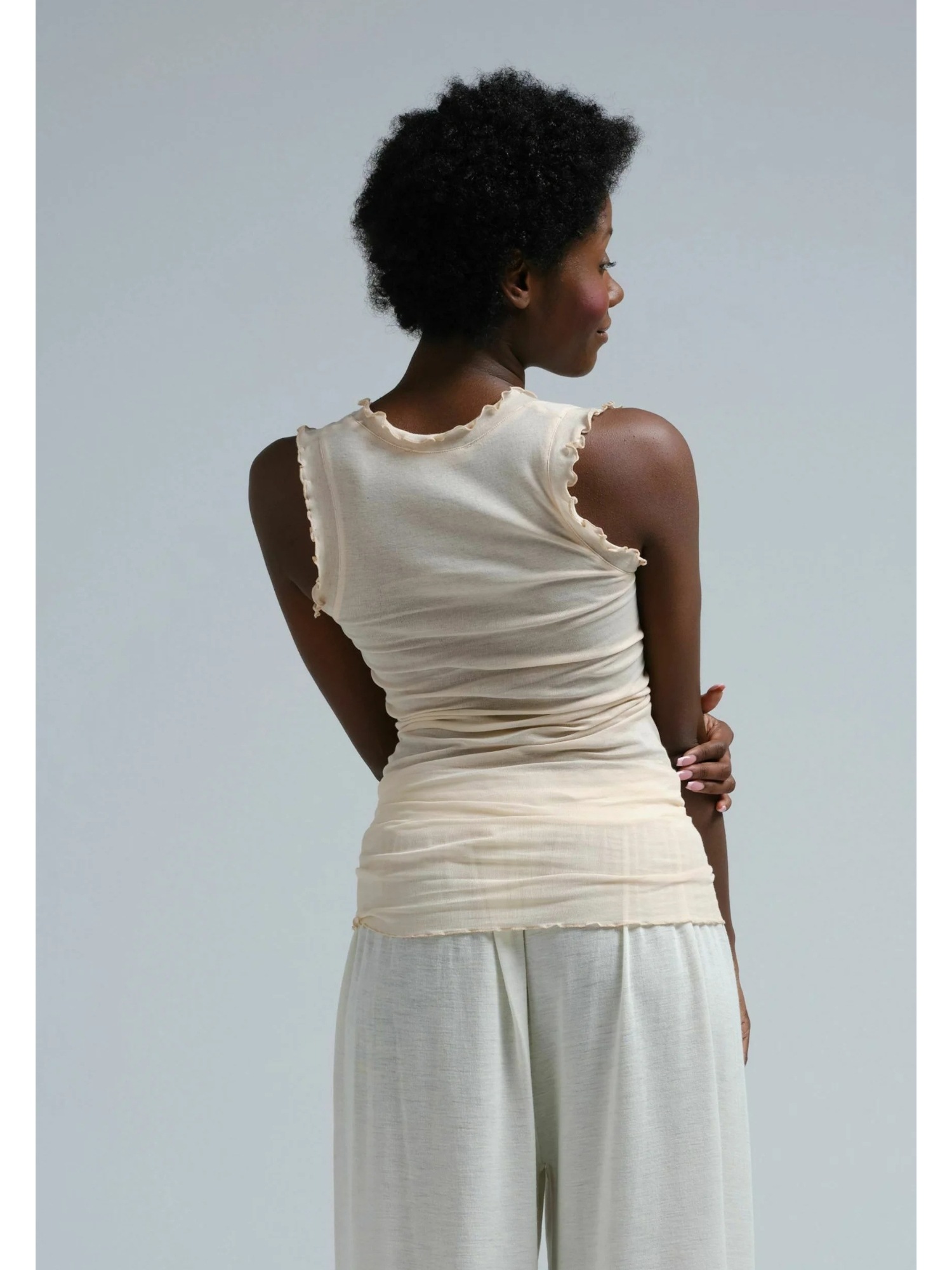 Seamless Basic Funktionstop »Seamless Basic Top Flounce«