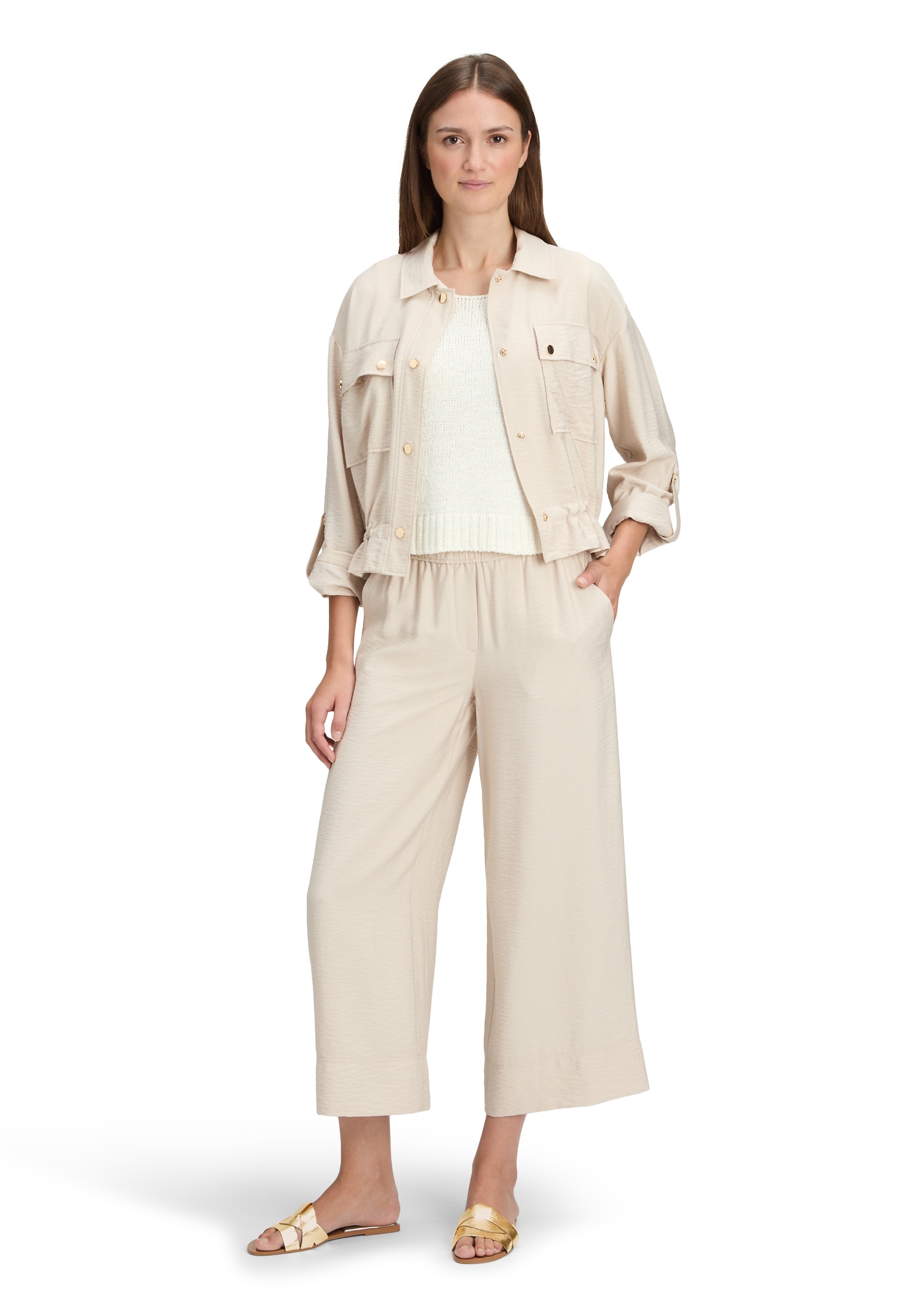 Betty&Co Jackenblazer »Damen mit aufgesetzten Taschen«