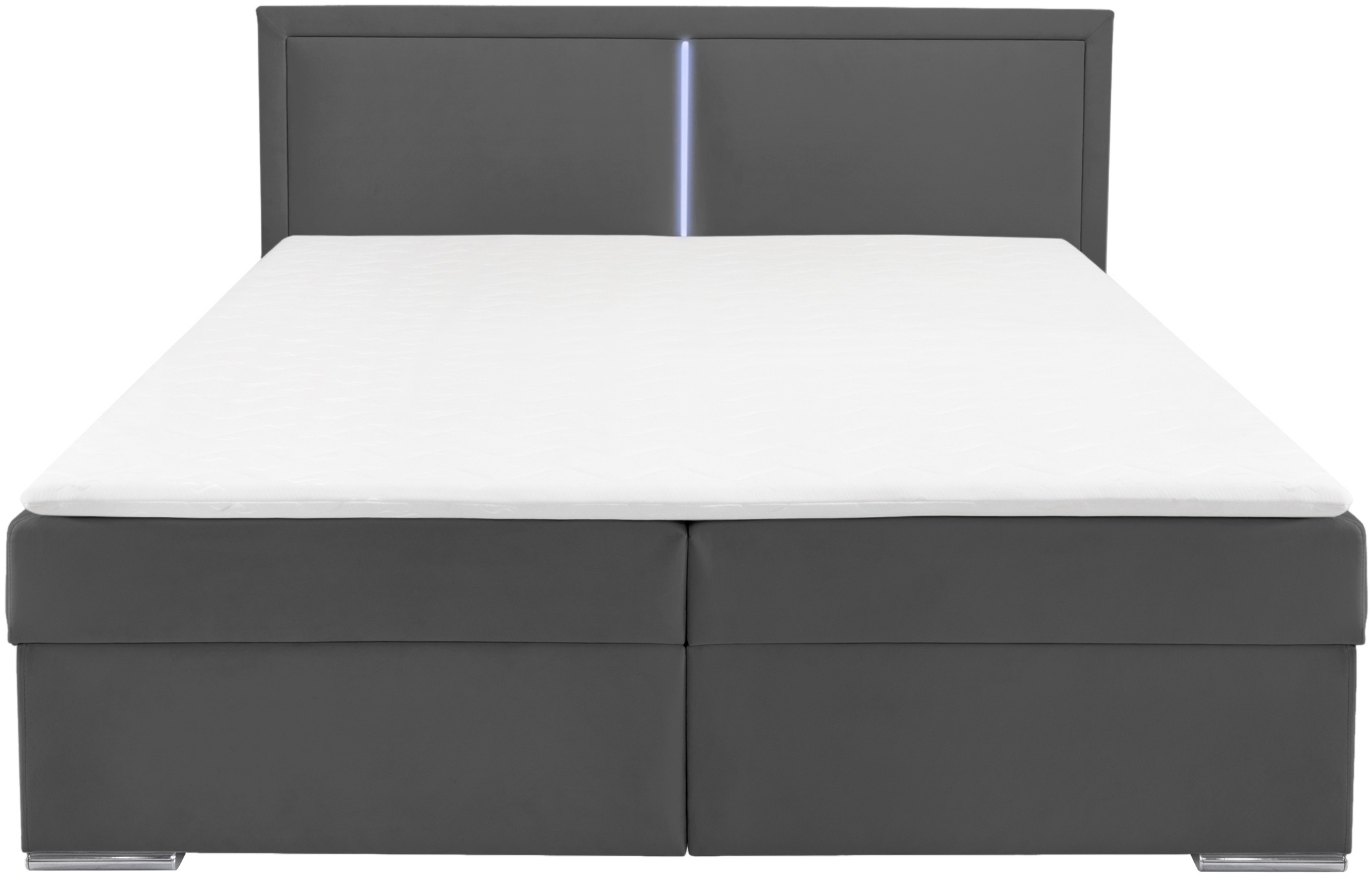 COLLECTION AB Boxbett »Athena«, Inkl. LED-Beleuchtung, Topper und Stauraum