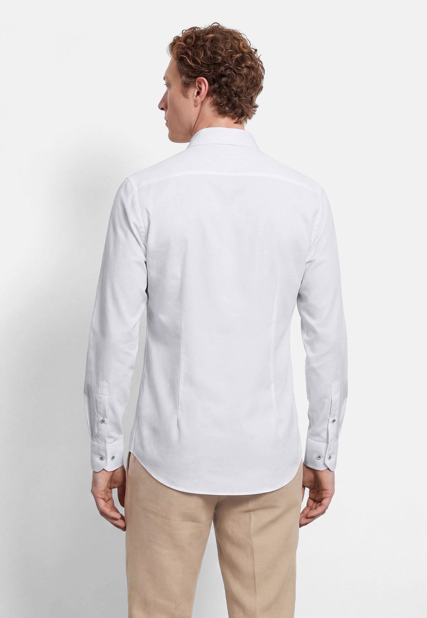 OLYMP Level Five Body Fit Men's Dress Shirt White 39 2