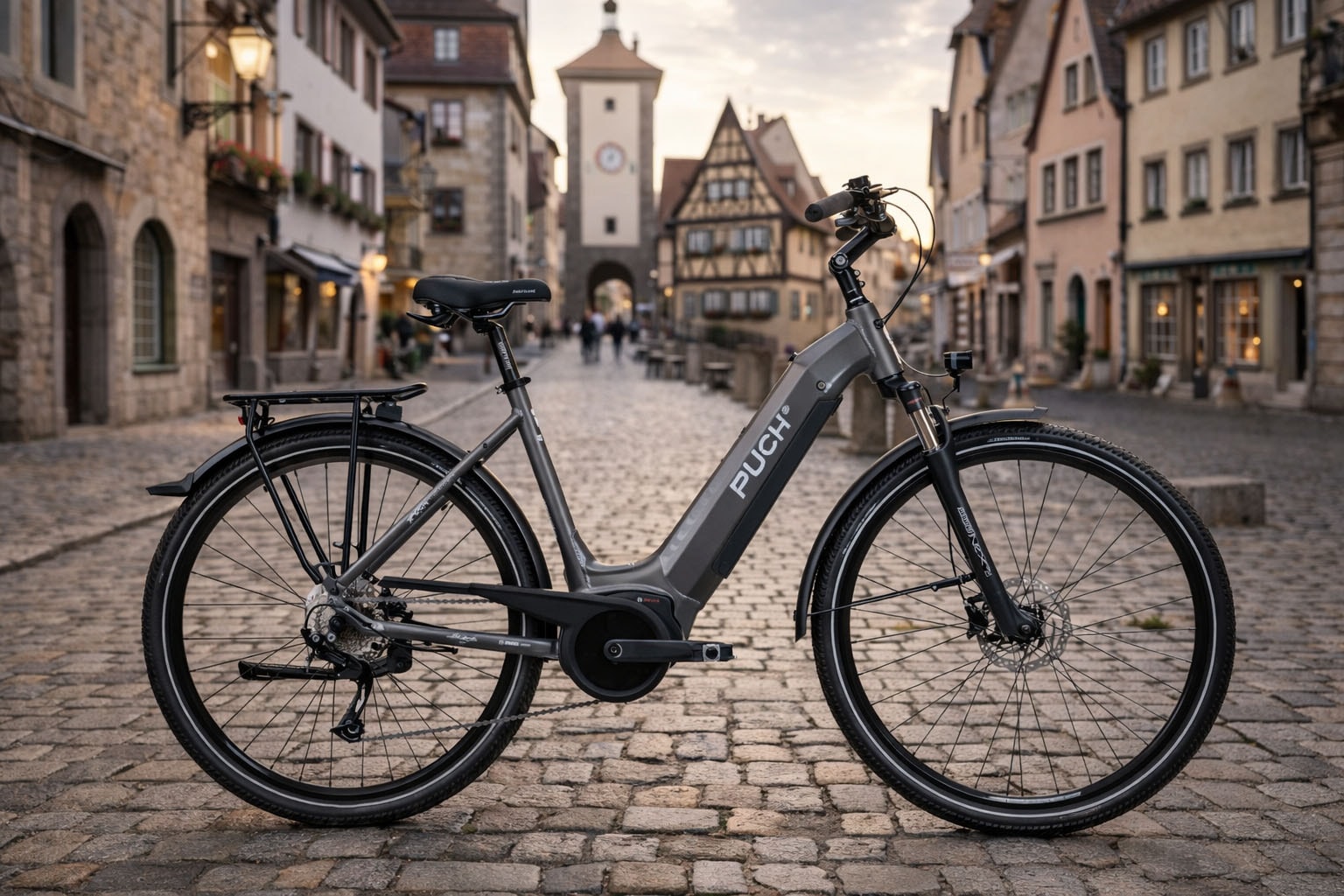 PUCH »PUCH C 5.3 City – Bosch ACTIVE LINE PLUS Motor & 500Wh PowerTube Akku« Shimano Alivio RDM3100 Schaltwerk Mittelmotor 250 W BOSCH ACTIVE LINE PLUS, Mittelmotor