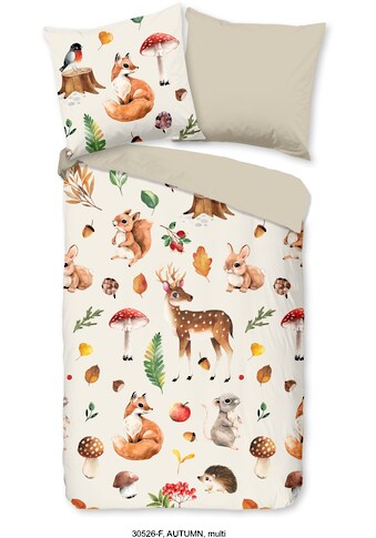 good morning Kinderbettwäsche »Autumn Animals« (2 t...