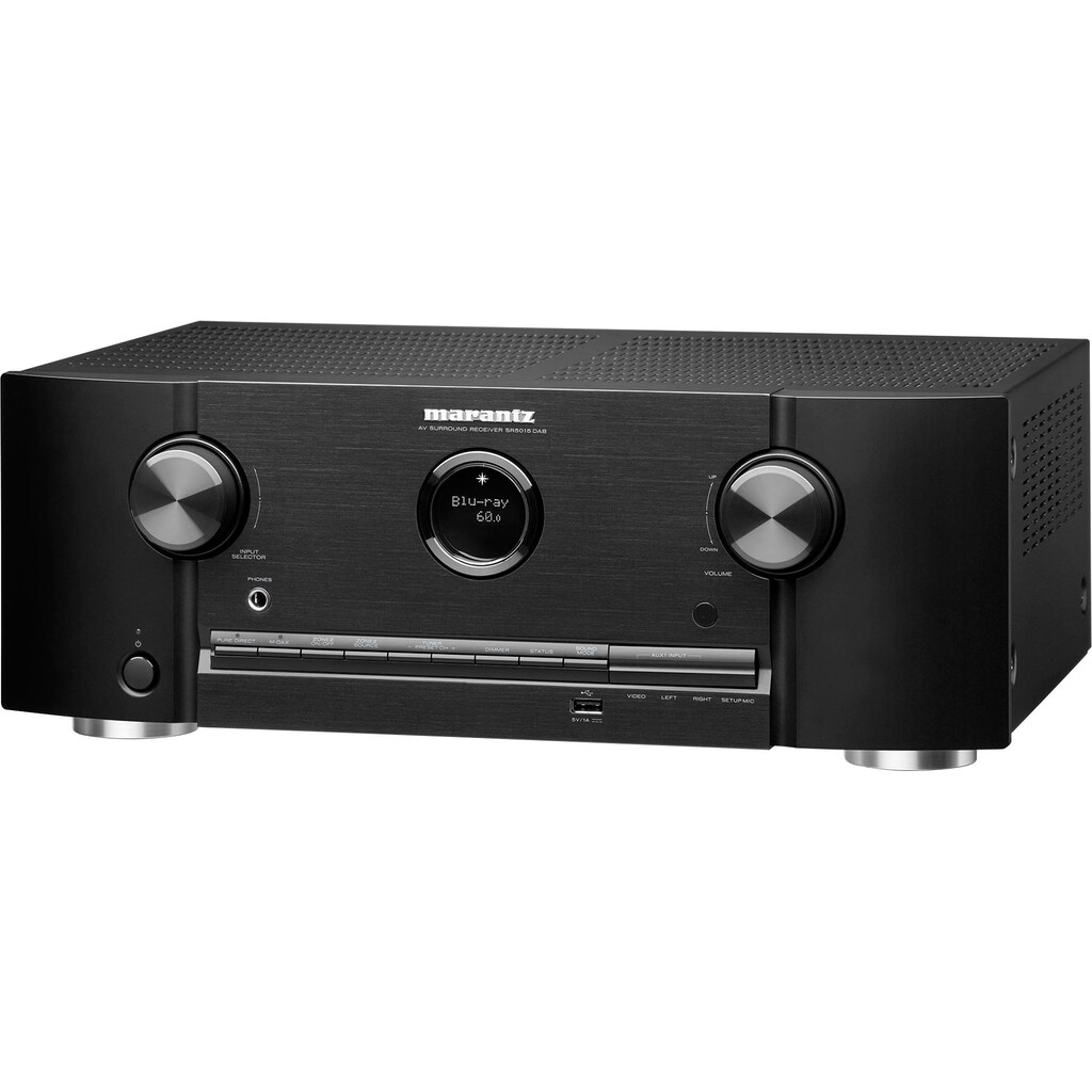 Marantz AV-Receiver »SR5015DAB«, 7.1, (Bluetooth-WLAN-LAN (Ethernet) DAB+-Video Upscaling-USB-Mediaplayer-Timer), mit 7-Kanal-Endstufe