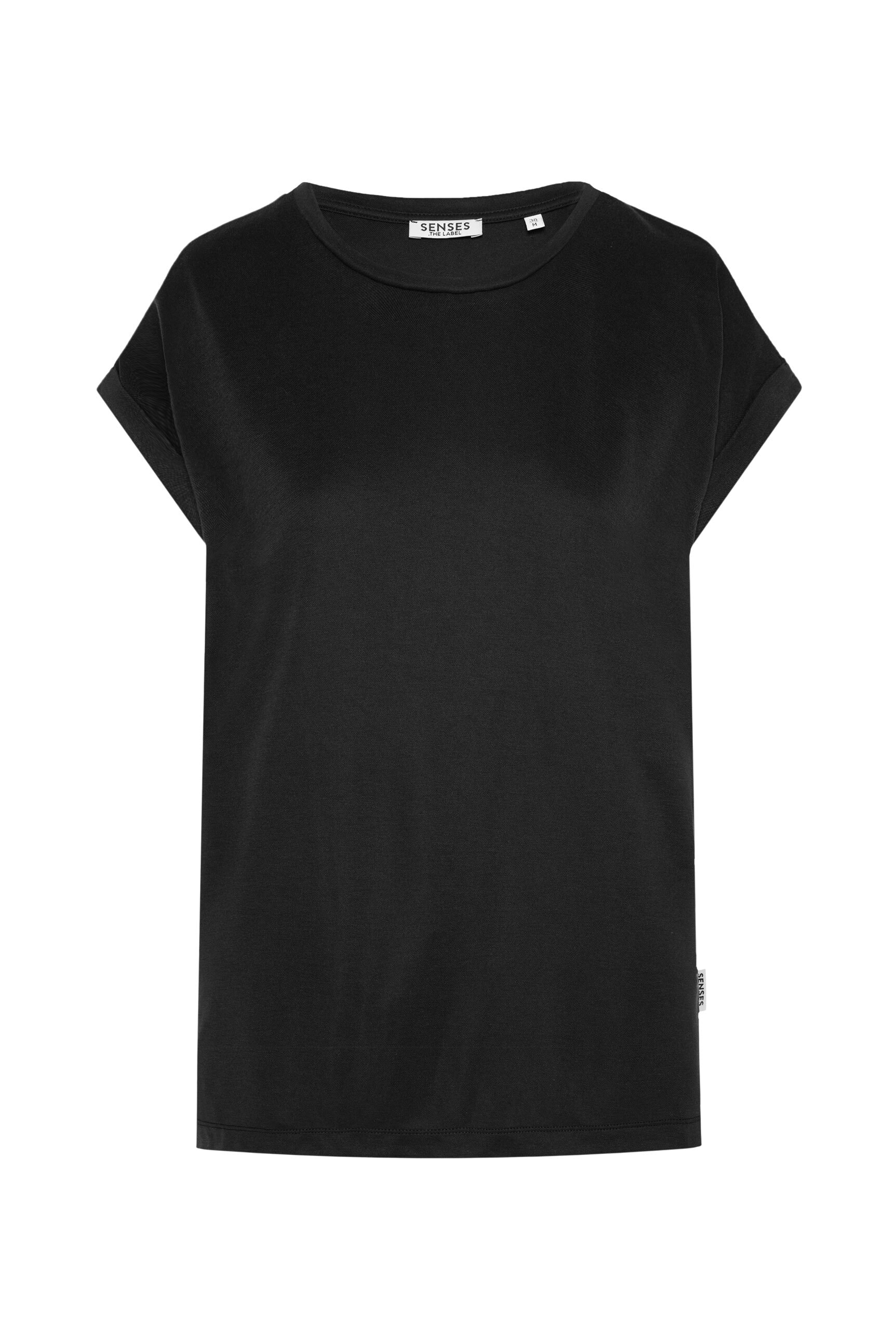 SENSES.THE LABEL Rundhalsshirt, mit überschnittenen Schultern