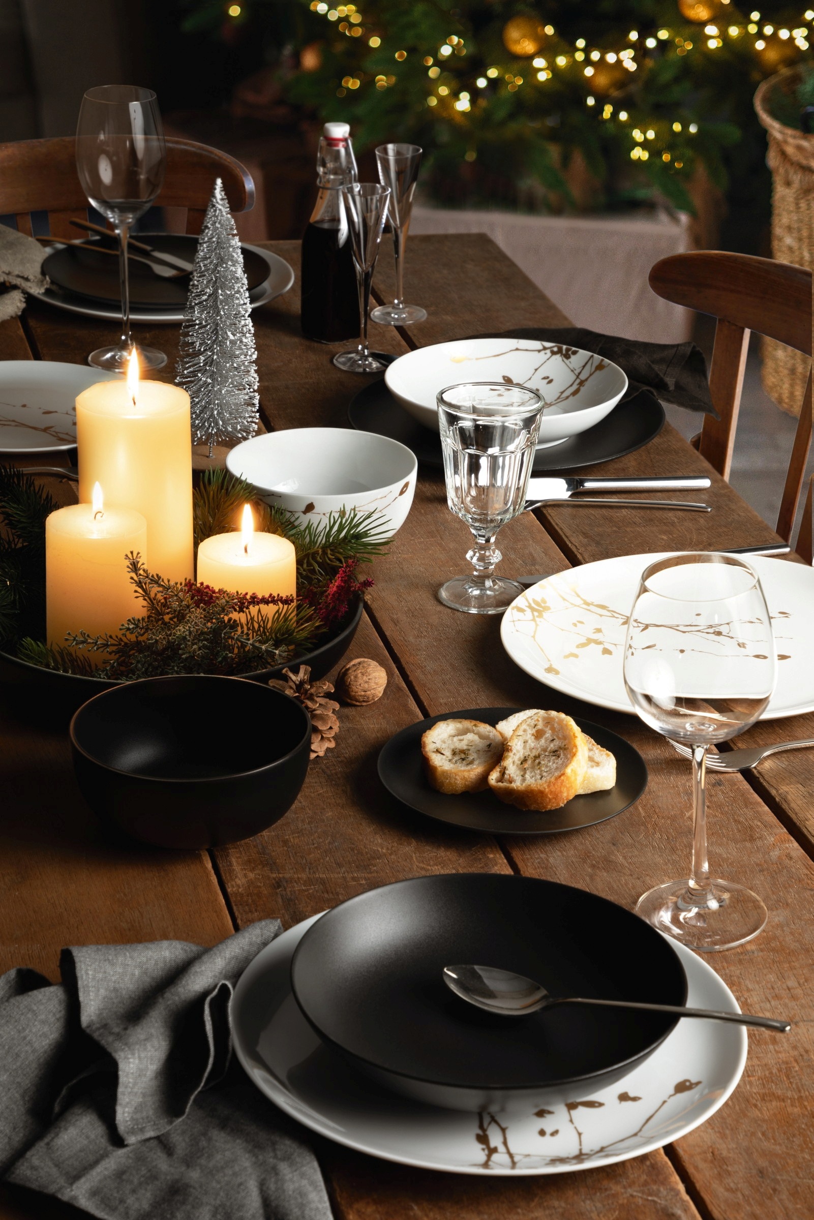 Seltmann Weiden Schüssel »Liberty - Velvet Black« 1 Stk. aus Porzellan Foodbowl 20 cm