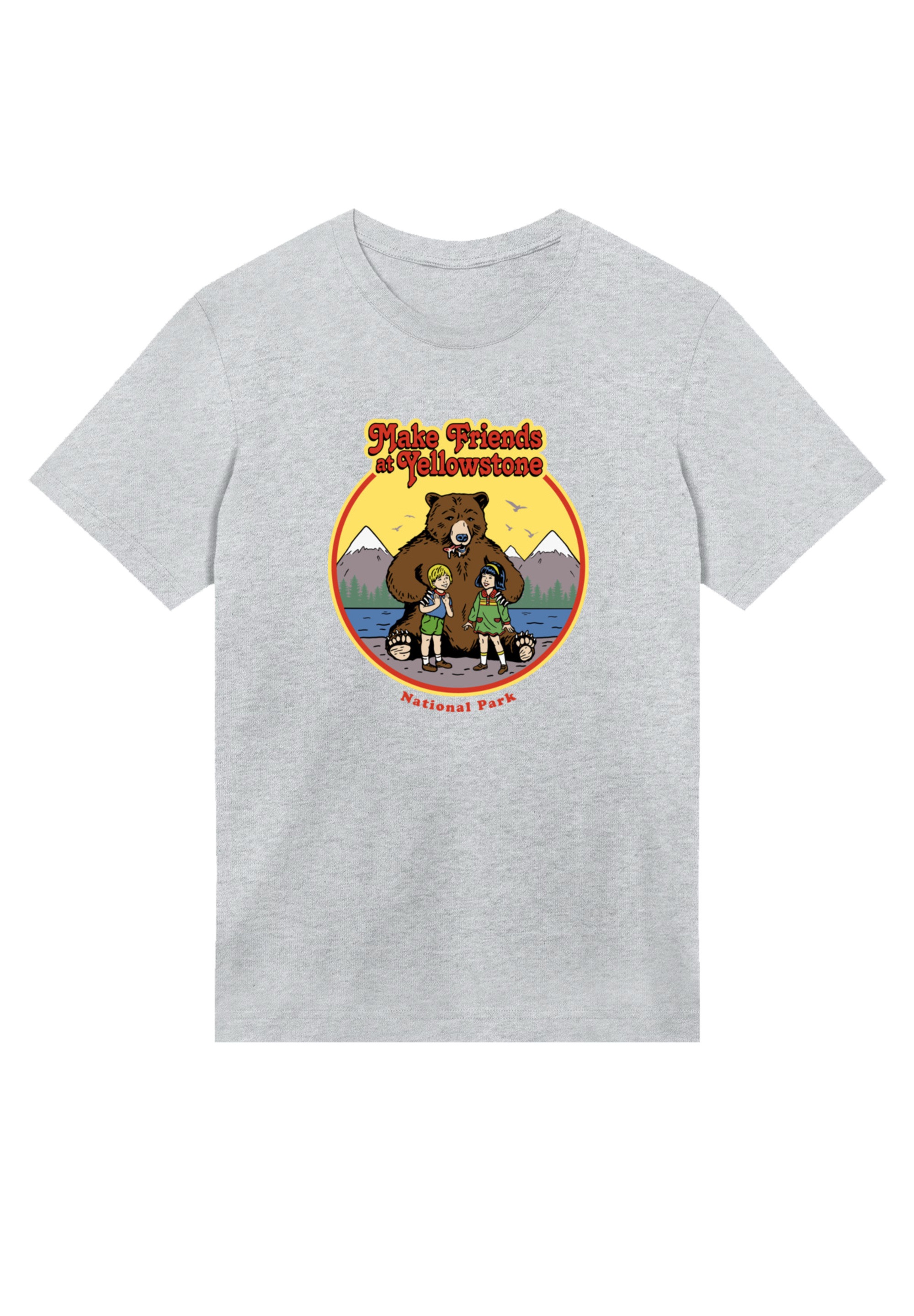F4NT4STIC T-Shirt "US National Parks Make Friends At Yellowstone", Premium günstig online kaufen