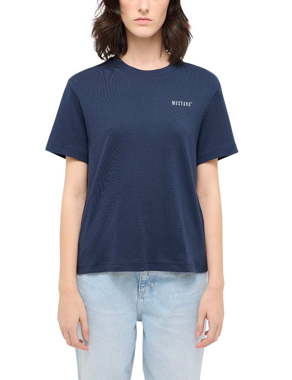 MUSTANG Kurzarmshirt "Damen Style Floris" günstig online kaufen