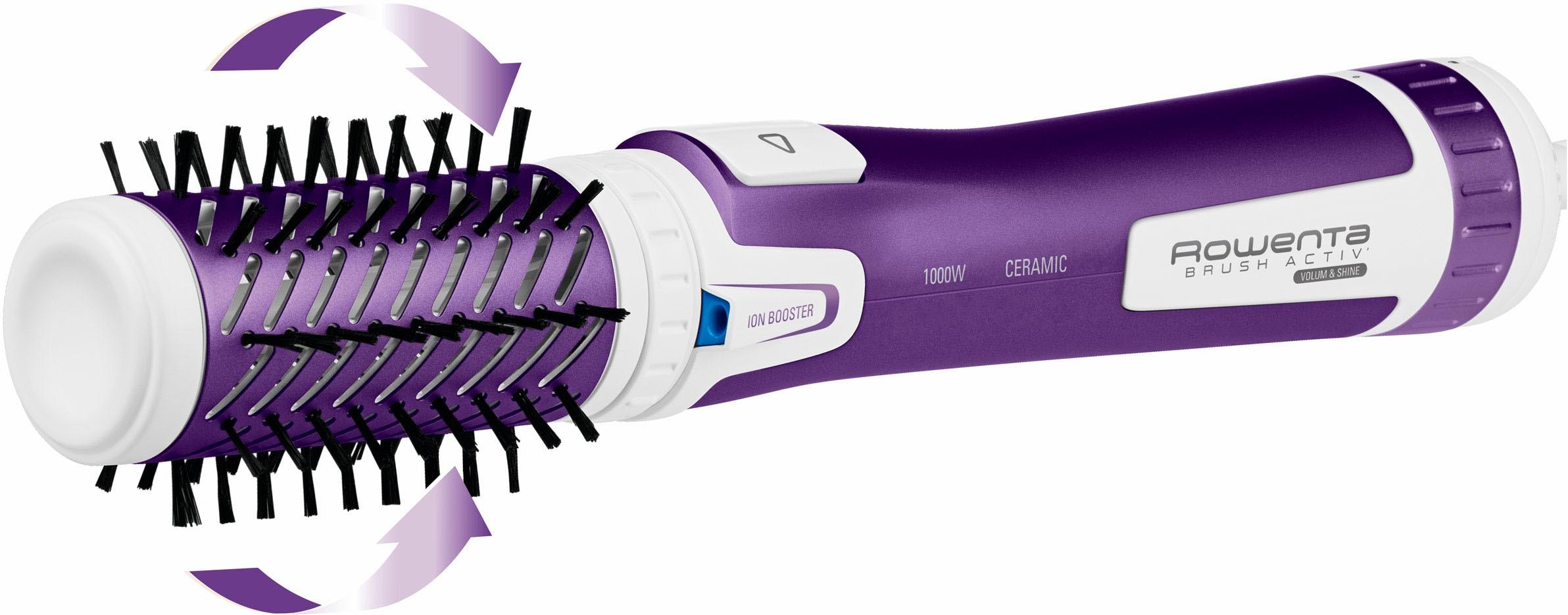 Rowenta Warmluftbürste »CF9530 Brush Activ Volume & Shine«, 2 Aufsätze},  Keramikbeschichtung, 2 Stufen, Kaltstufe, Keramikbürsten | BAUR