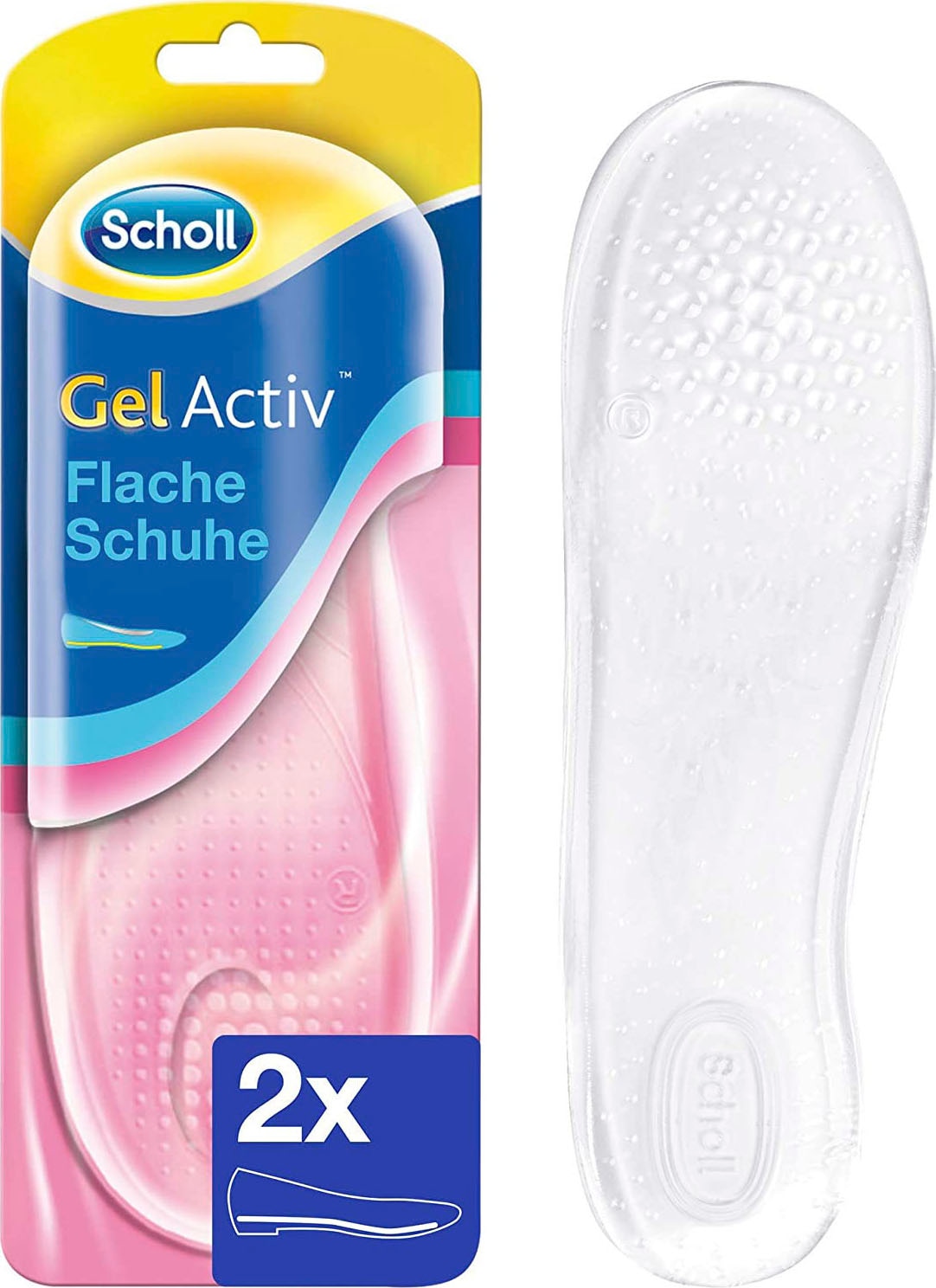 Einlegesohlen »GelActiv für flache, schmale Schuhe«, Für flache, schmale Schuhe