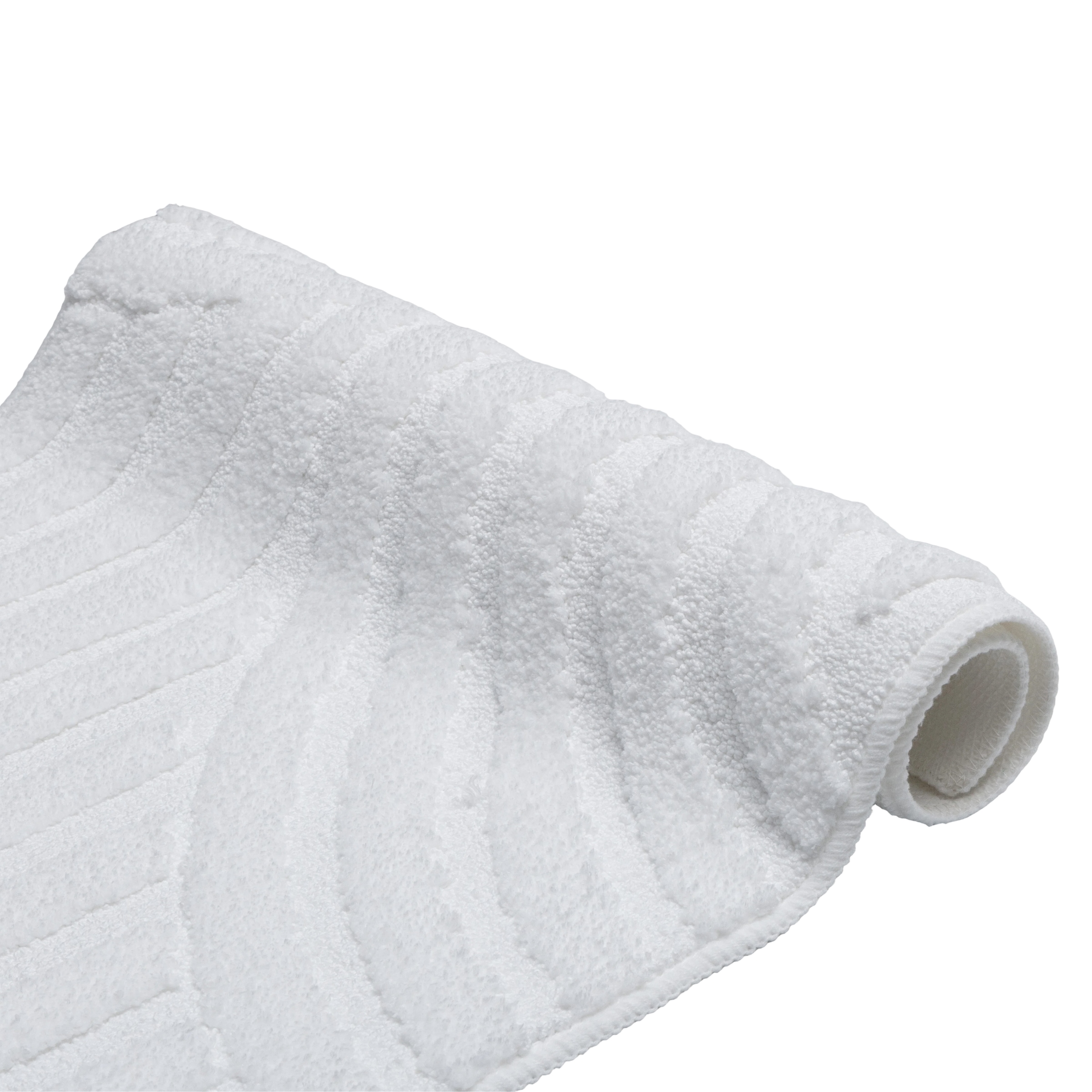 OTTO home Badematte »Regona Scandi, Badvorleger, Badezimmer Teppich, Duschvorleger« Höhe 10 mm rutschhemmend beschichtet strapazierfähig Badteppich, Uni Farben, Hoch-Tief-Effekt, modernes Muster, Zen