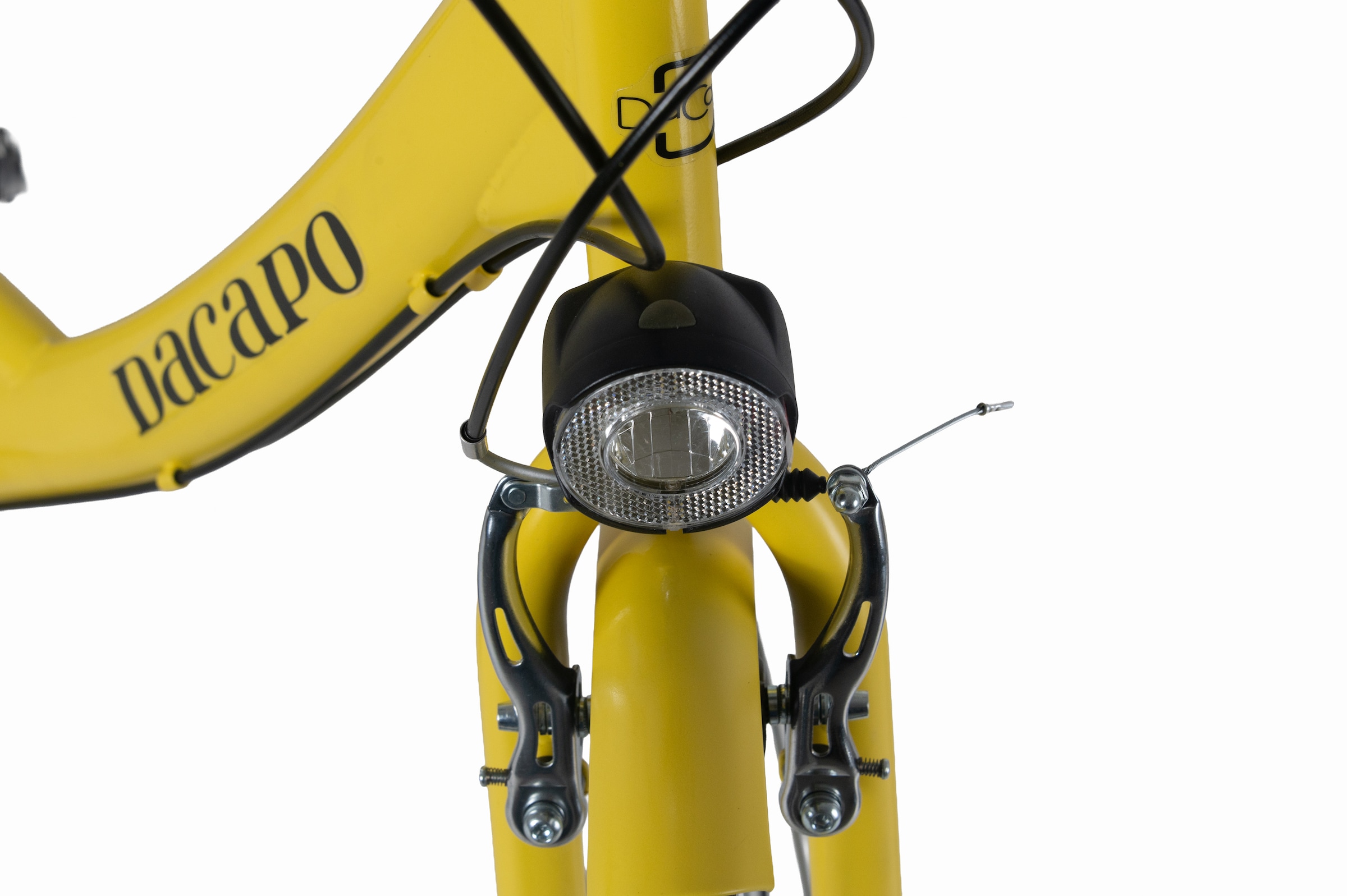 Dacapo Cityrad »DaCapo Damenrad 28'' Toscana Gelb 6 Gänge RH 48 cm« 6 Gang Shimano Tourney Schaltwerk Kettenschaltung