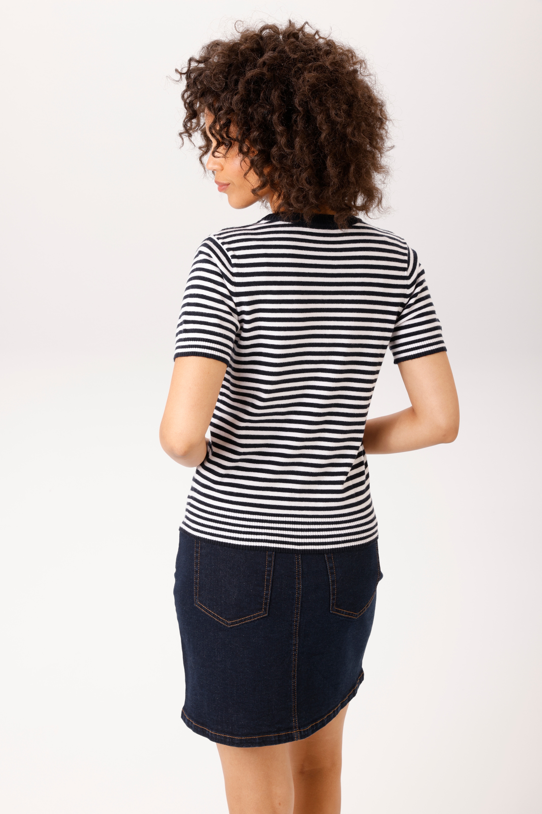 Aniston CASUAL Strickpullover im maritimen Streifen-Dessin - NEUE KOLLEKTION