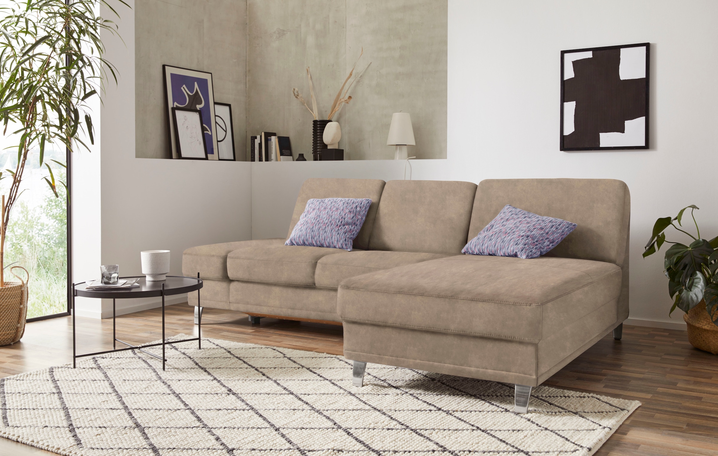 sit&more Ecksofa "Clio L-Form", wahlweise mit Bettfunktion oder Vorziehsitz günstig online kaufen
