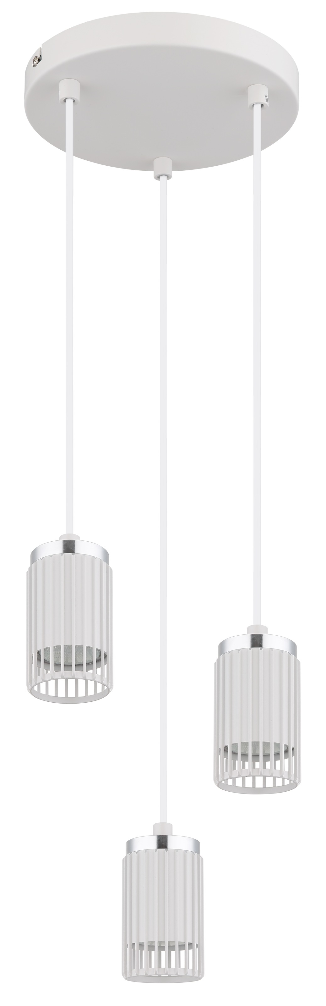 GLOBO LIGHTING Hängeleuchte »KORBEN« GU10 1 Stk. Hängeleuchte für Küche & Esszimmer weiß modern