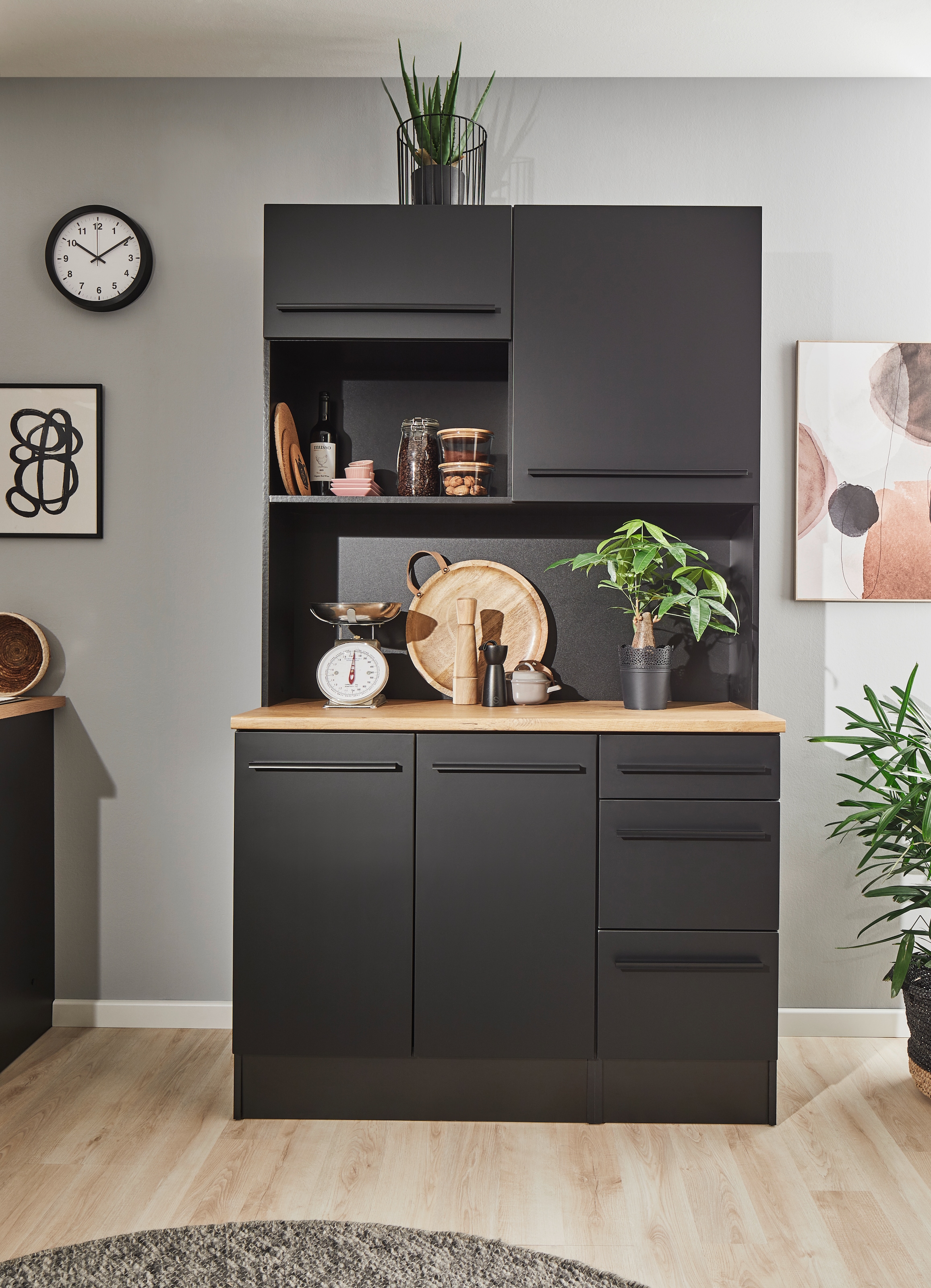 BASIC by Balculina Buffet »Jazz« 1 Stk. tlg. Breite 120cm, Türen, Schubkästen, offenes Fach
