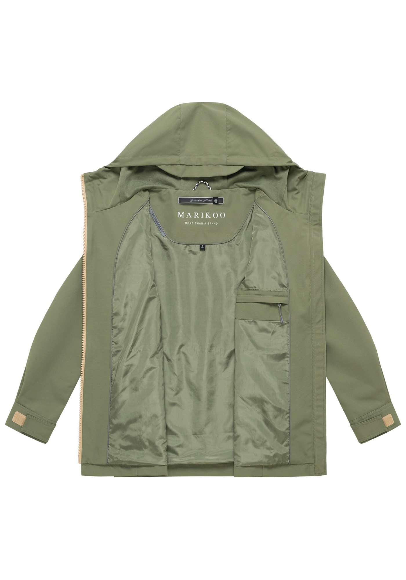 Marikoo Outdoorjacke »Sohaa« mit kontrastfarbenen Details