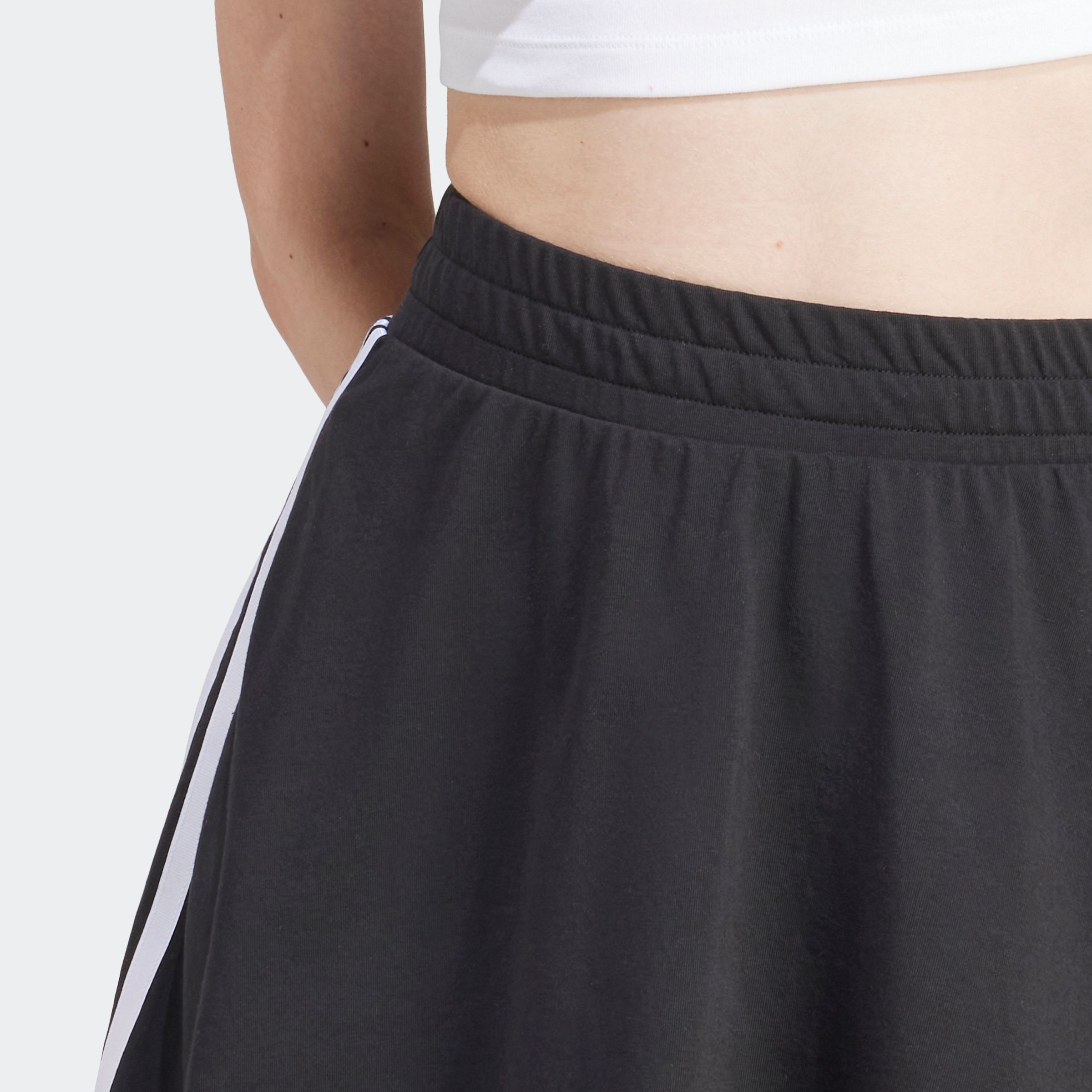 adidas Originals T-Shirt »3 S BABY TEE« sportlicher Stil, cropped, mit drei Streifen, aus Baumwollmix