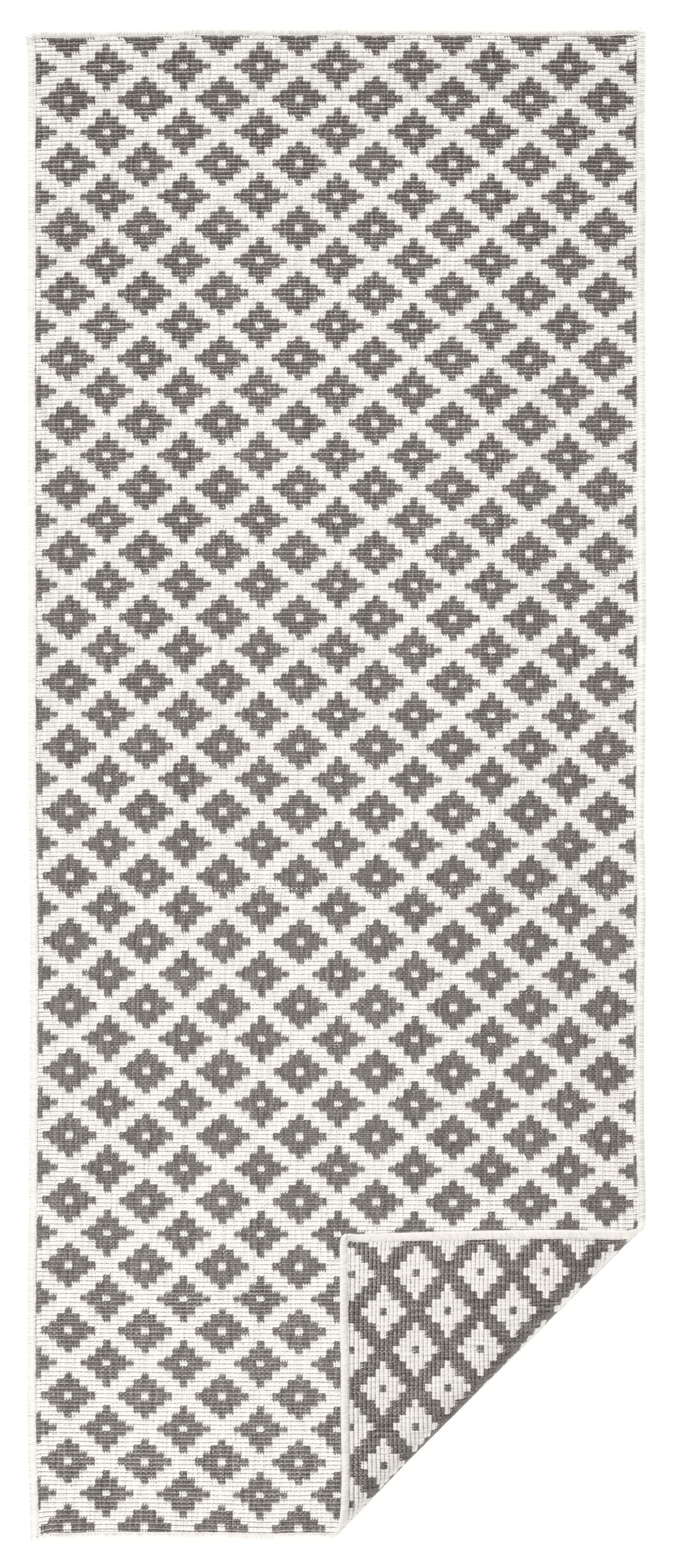 NORTHRUGS Teppich »Nizza Wendeteppich«, rechteckig, 5 mm Höhe, In-& Outdoor, Wetterfest, Balkon, Läufer, Wohnzimmer, Wasserfest