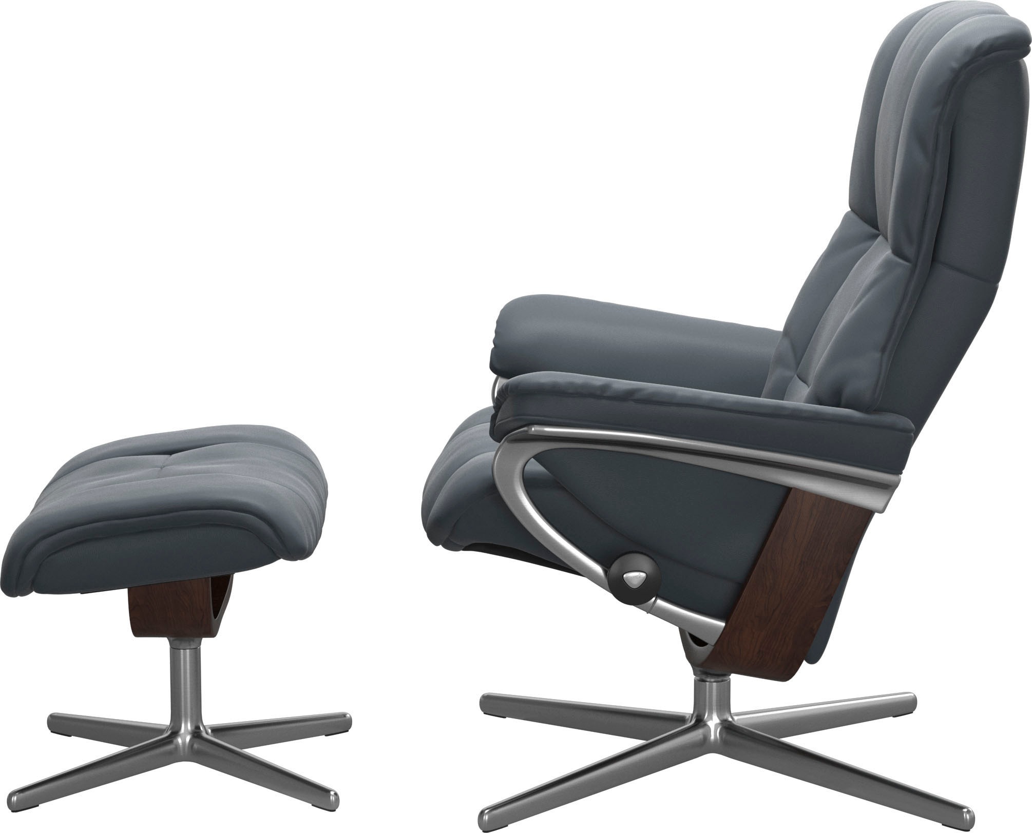Stressless® Relaxsessel »Mayfair«, mit Cross Base, Größe S, M & L, Holzakzent Braun