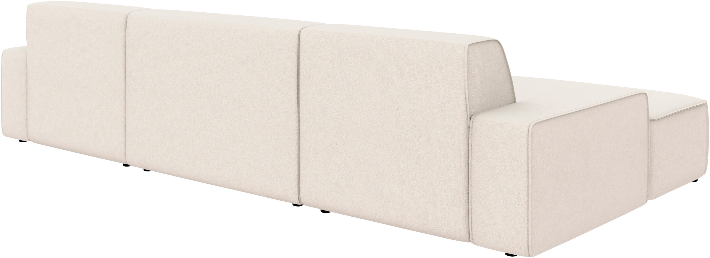 TRENDMANUFAKTUR Wohnlandschaft »Graz, wahlweise mit Sitzvorschub und Bettkasten, U-Form, Breite 329 cm«, in Cord-, haustierfreundlichem LEO Struktur- oder LUMOS-3D-Bezug