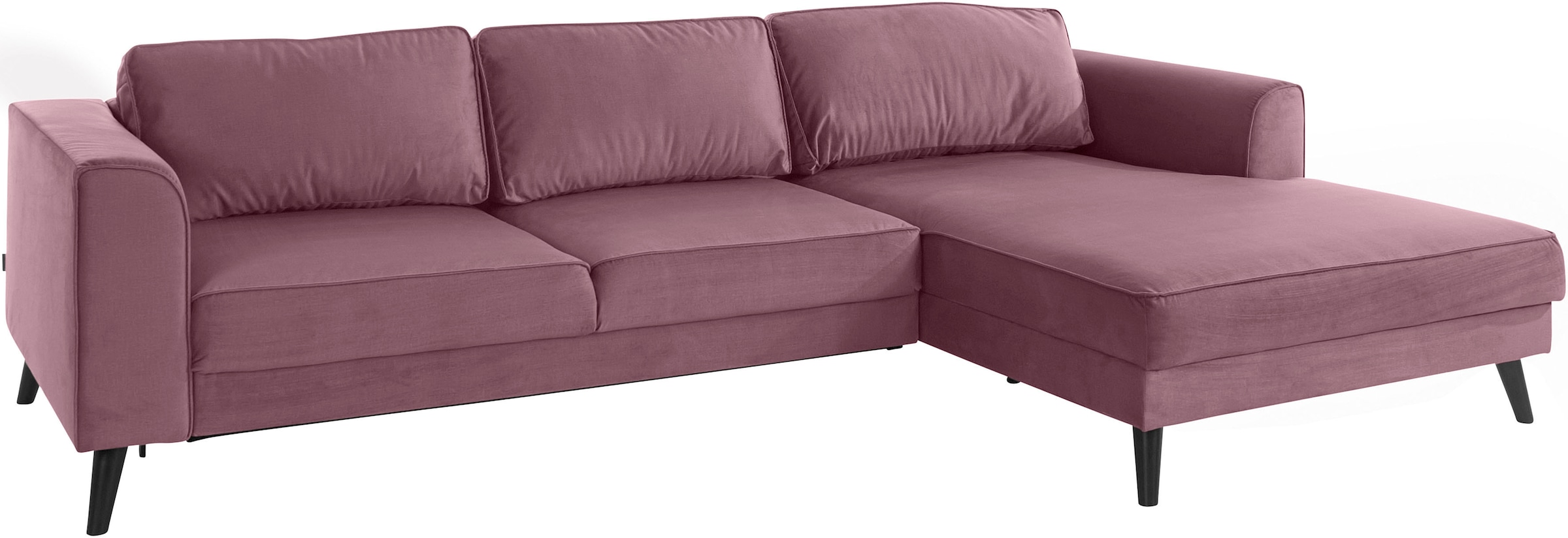 INOSIGN Ecksofa »Lumber Jack, elegant und bequem, Breite 280, hoher Fuß, L-Form«, in moderner Optik