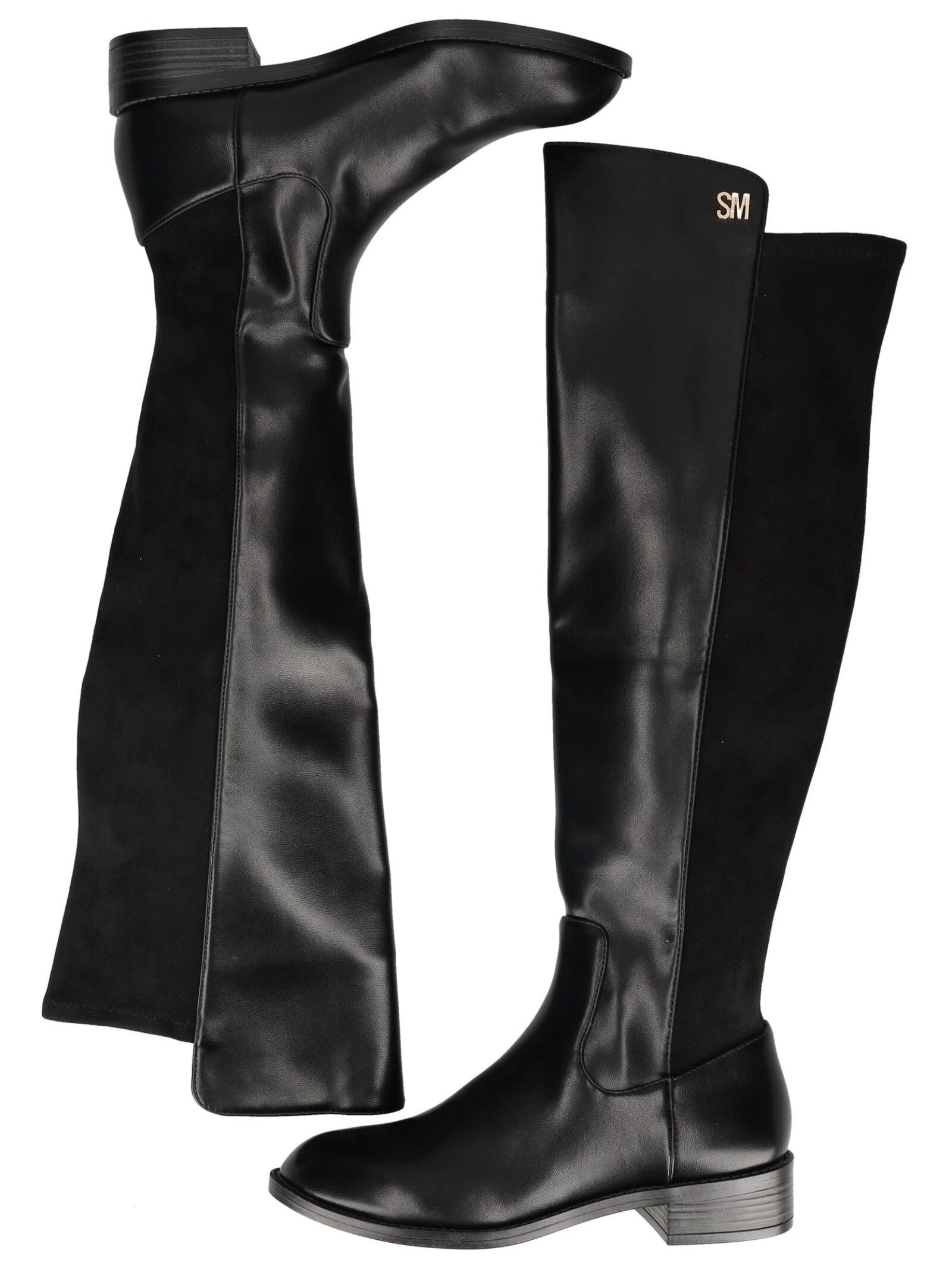 STEVE MADDEN Overkneestiefel »STEVE MADDEN Stiefel Lederimitat/Textil«
