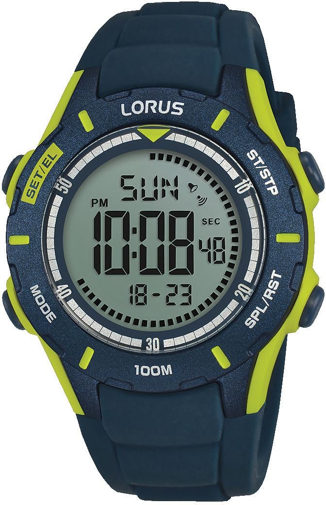 LORUS Chronograph »R2365MX9«, Armbanduhr, Quarzuhr, Kinderuhr, digital, ideal als Geschenk