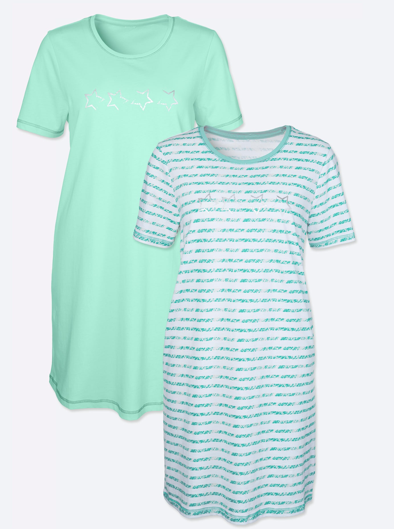 wäschepur Nachthemd "Kurzarm-Sleepshirts" günstig online kaufen