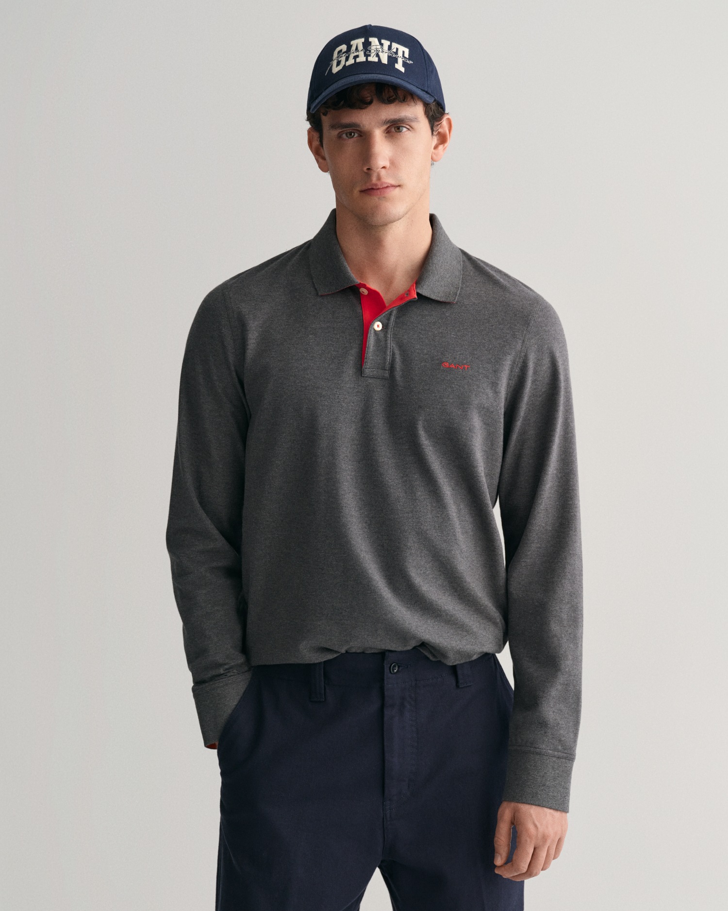 Gant Poloshirt »REG CONTRAST PIQUE LS POLO«, mit kontrastfarbenen Einsätzen