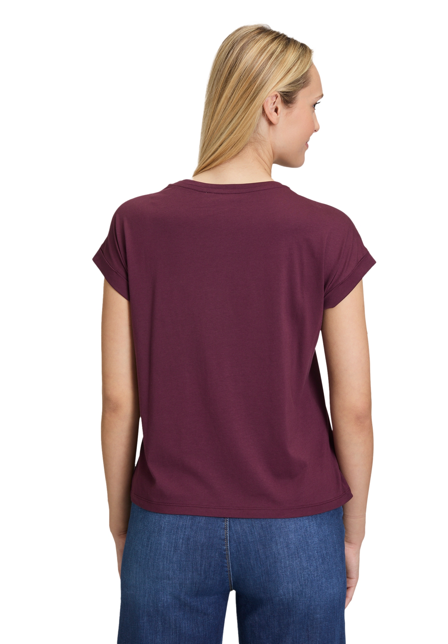 Cartoon Kurzarmshirt »Cartoon Rundhals-Shirt mit Ärmelaufschlag«, (1 tlg.)