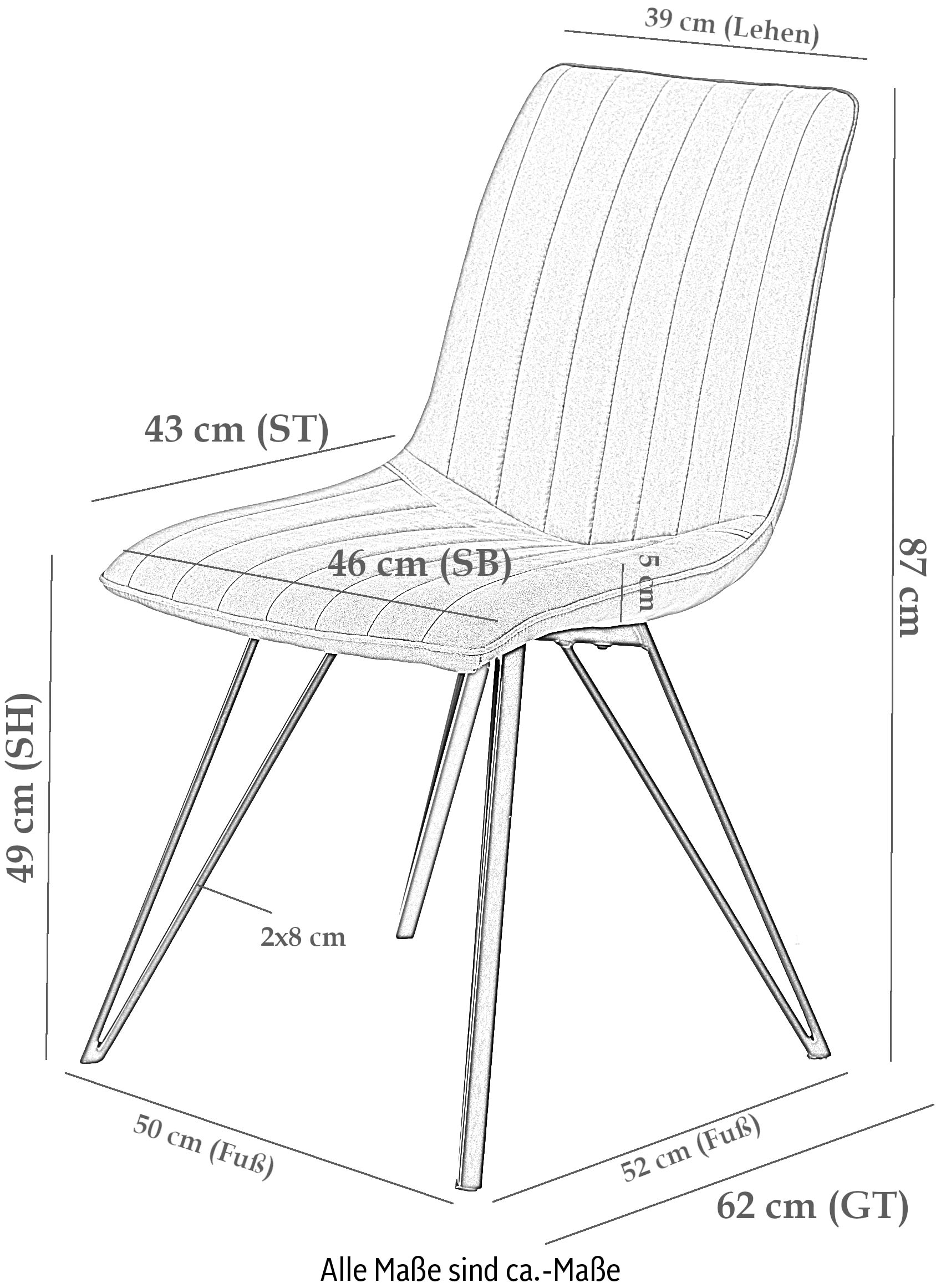 | Schalensitz (Set), 4-Fußstuhl, bequemer BAUR HELA St., 4