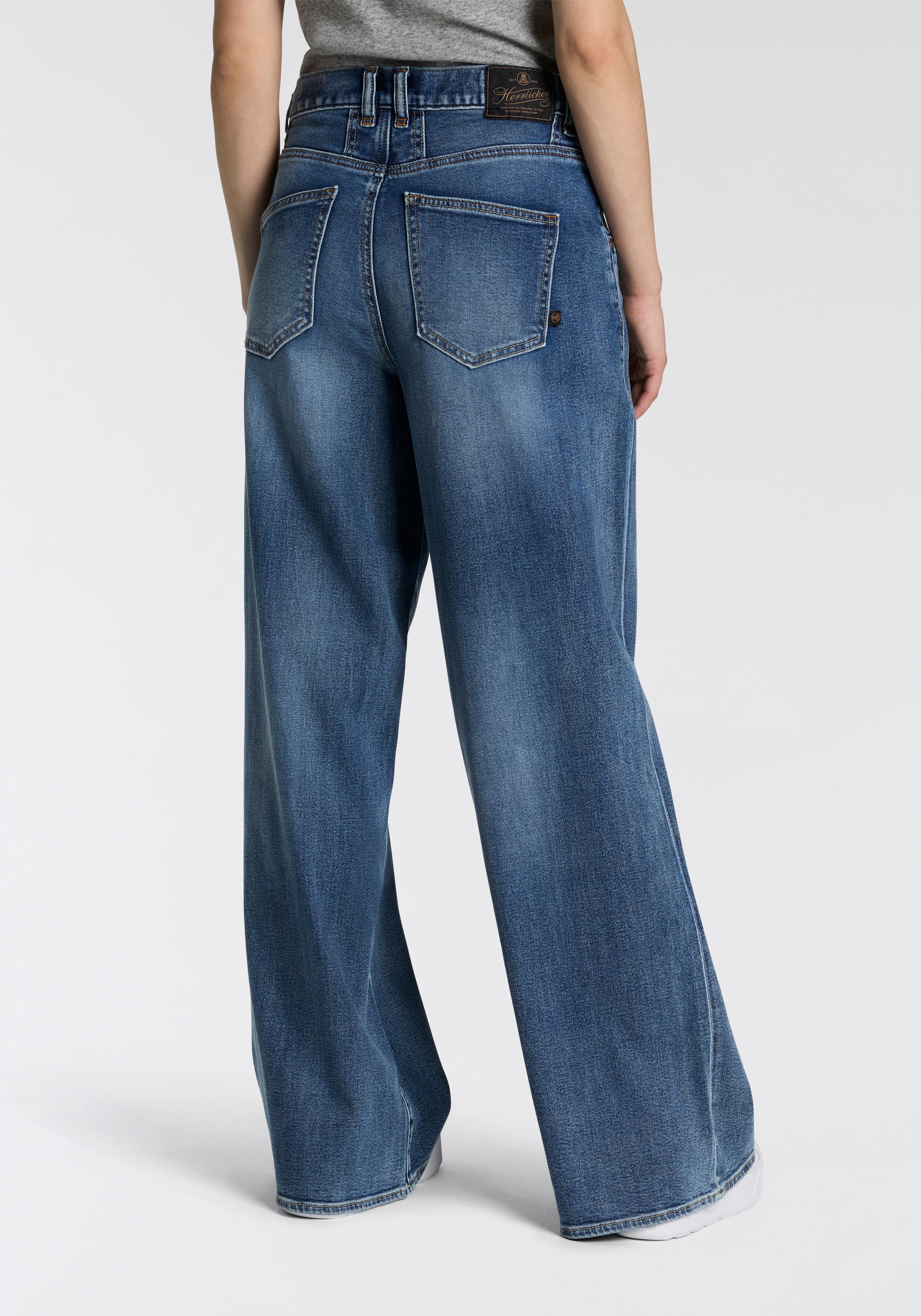 Herrlicher 5-Pocket-Jeans "Brooke Wide Denim Comfort", im Wide Fit günstig online kaufen