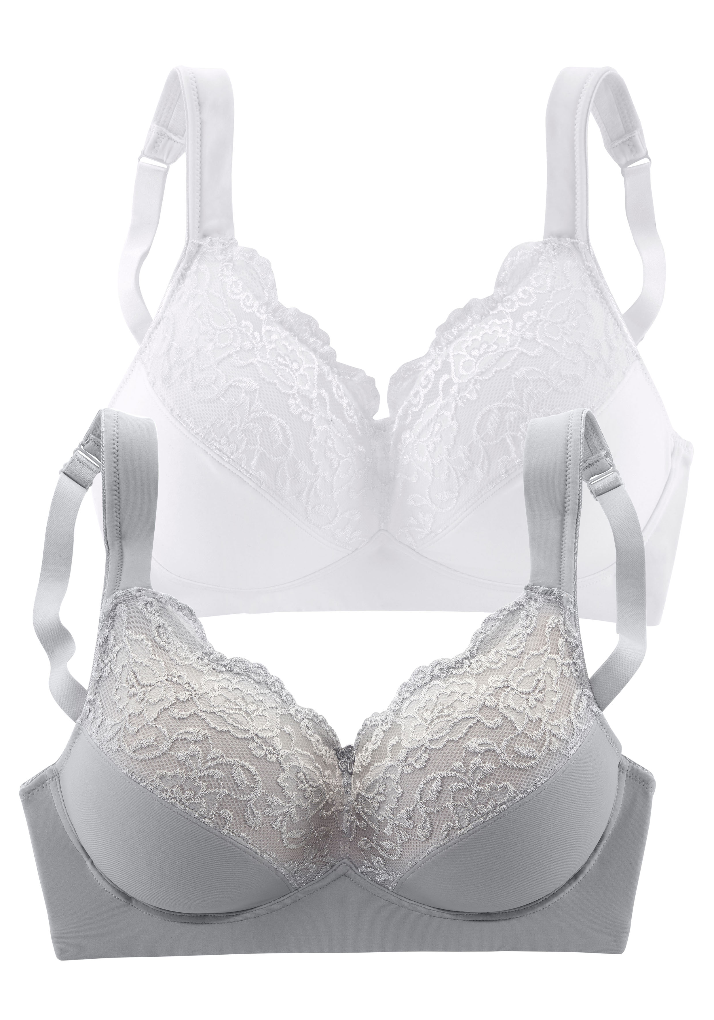 petite fleur by Lascana Soft-BH Packung, ohne Bügel mit Komfortträgern – auch ideal für große Größen