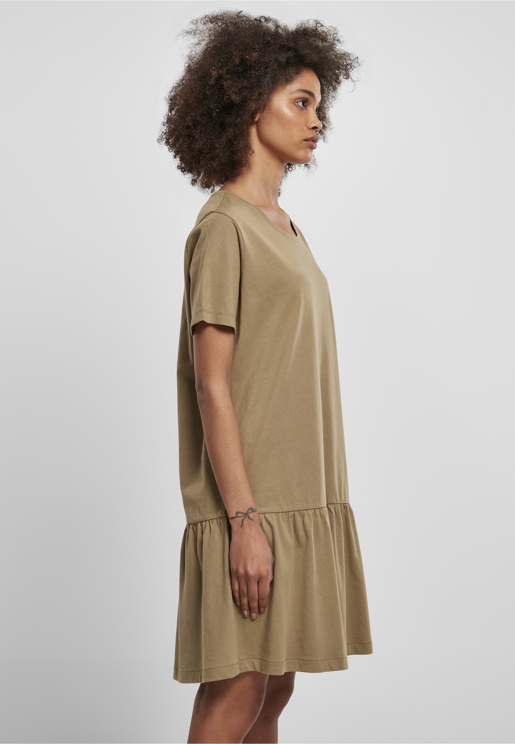 Urban Classics Valance Tee Dress Khaki 4XL 8