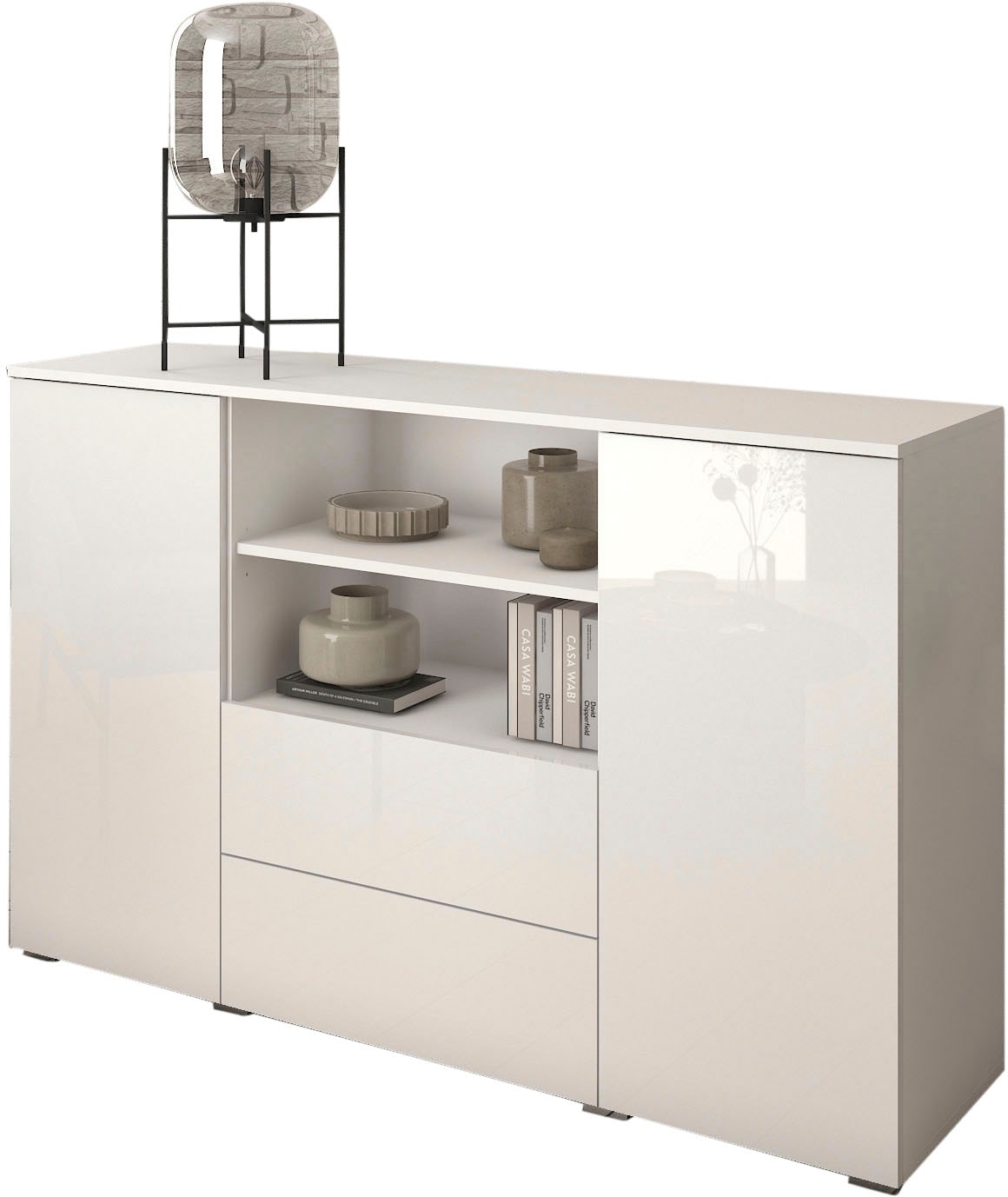 INOSIGN Sideboard "PARIS" 1 Stk. tlg. Moderne 140cm breite grifflose Kommod günstig online kaufen