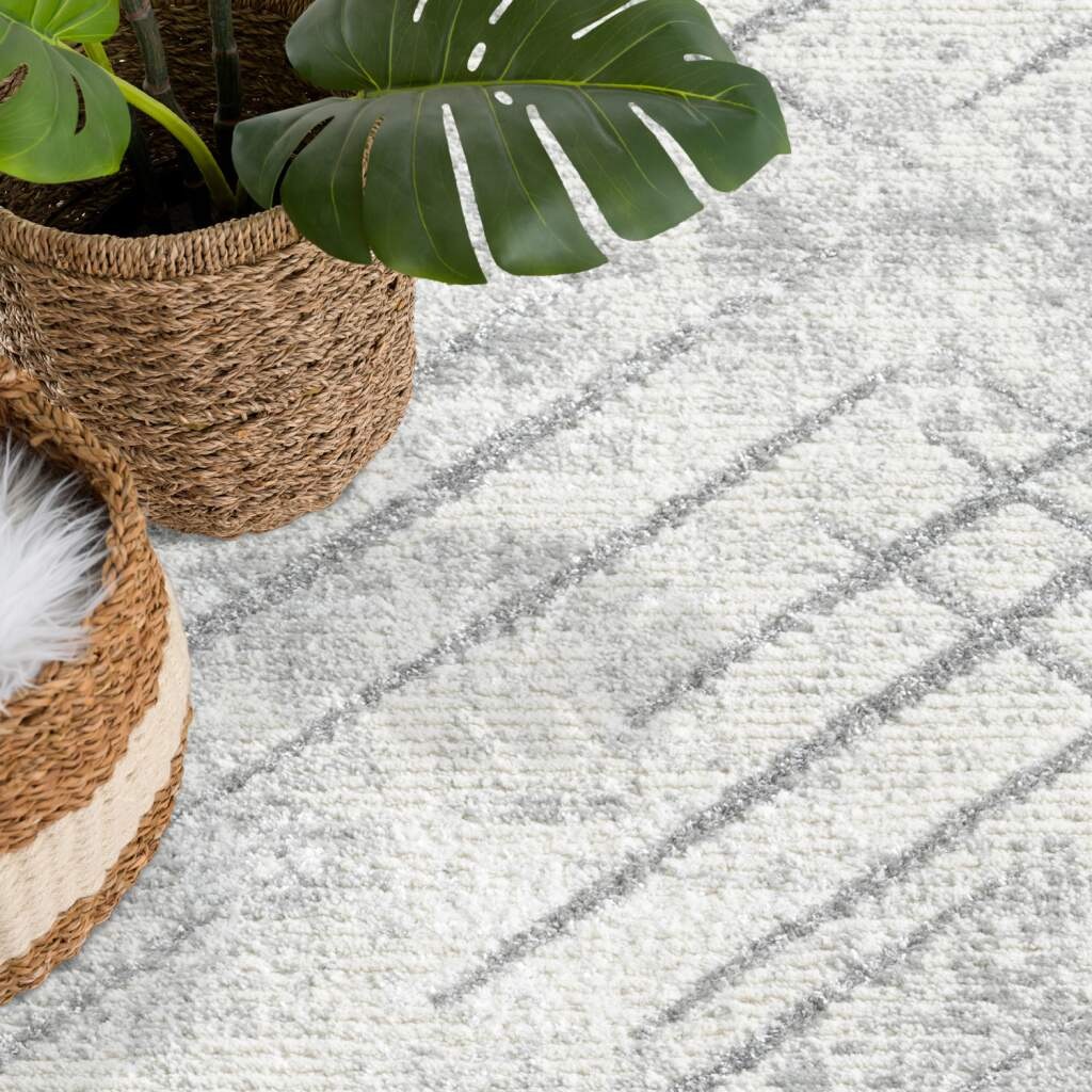 Carpet City Teppich »ANTIK245«, rund, 10 mm Höhe, Kurzflor, 3D-Optik, Klassisch-Modern für Wohnzimmer, Schlafzimmer