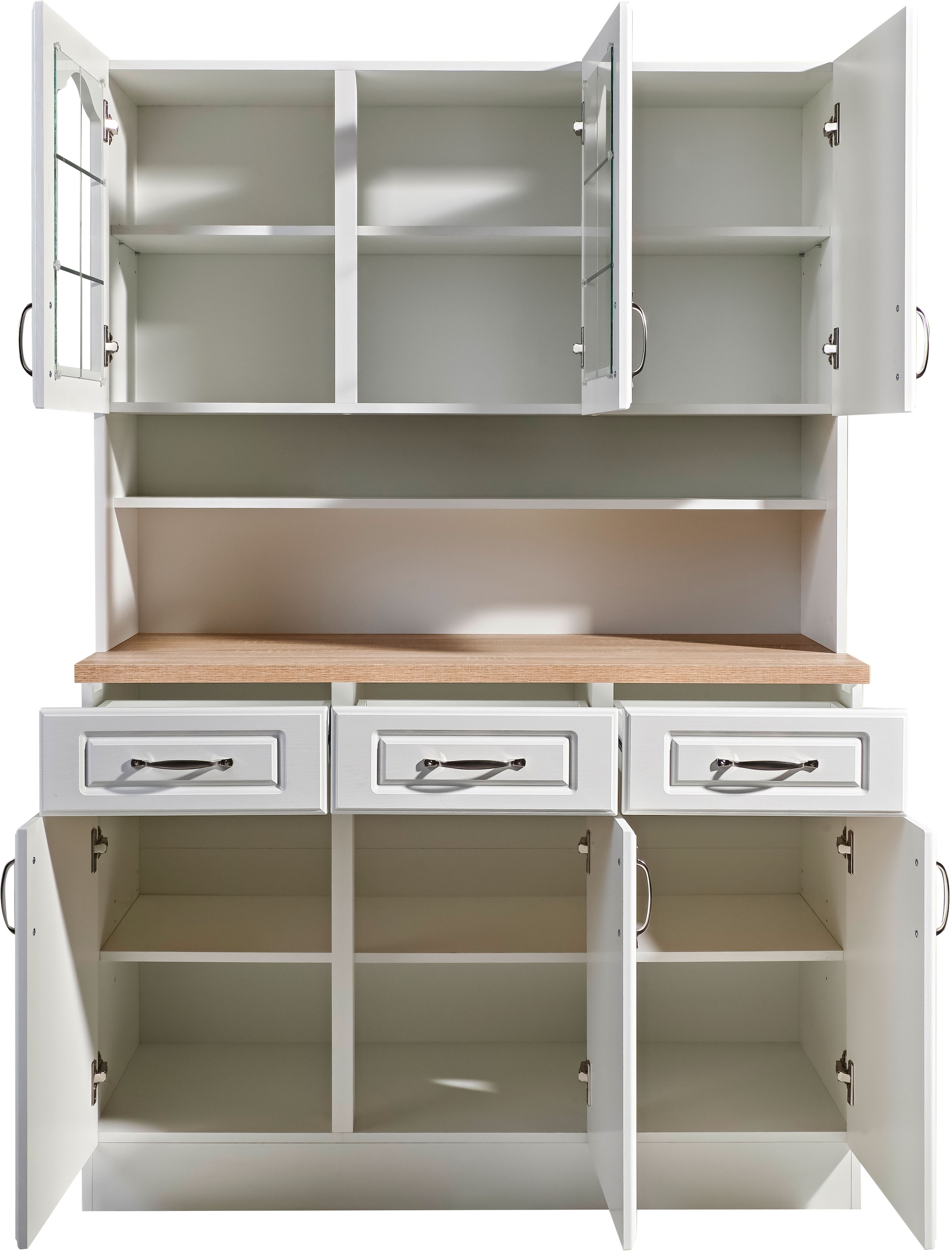 wiho Küchen Küchenbuffet »Linz«, 120 cm breit, in Landhaus-Optik