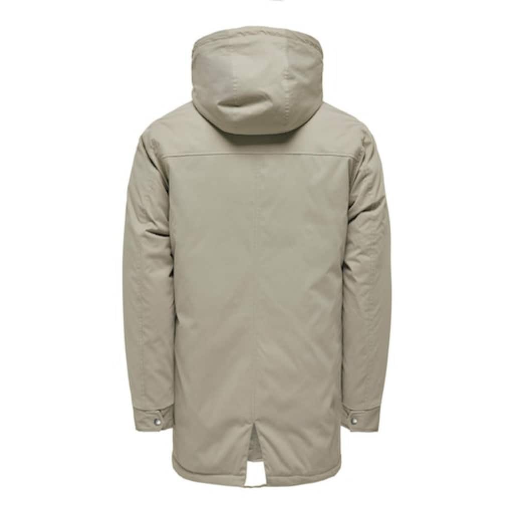 ONLY & SONS Parka »ALEX TEDDY PARKA«, mit Kapuze