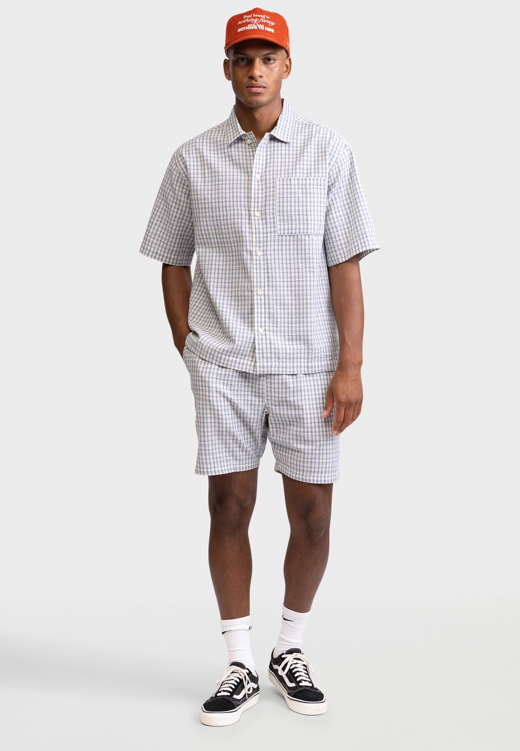 REDEFINED REBEL Kurzarmhemd "Redefined Rebel Shirt RRRowdy Shirt OVERSIZED FIT"