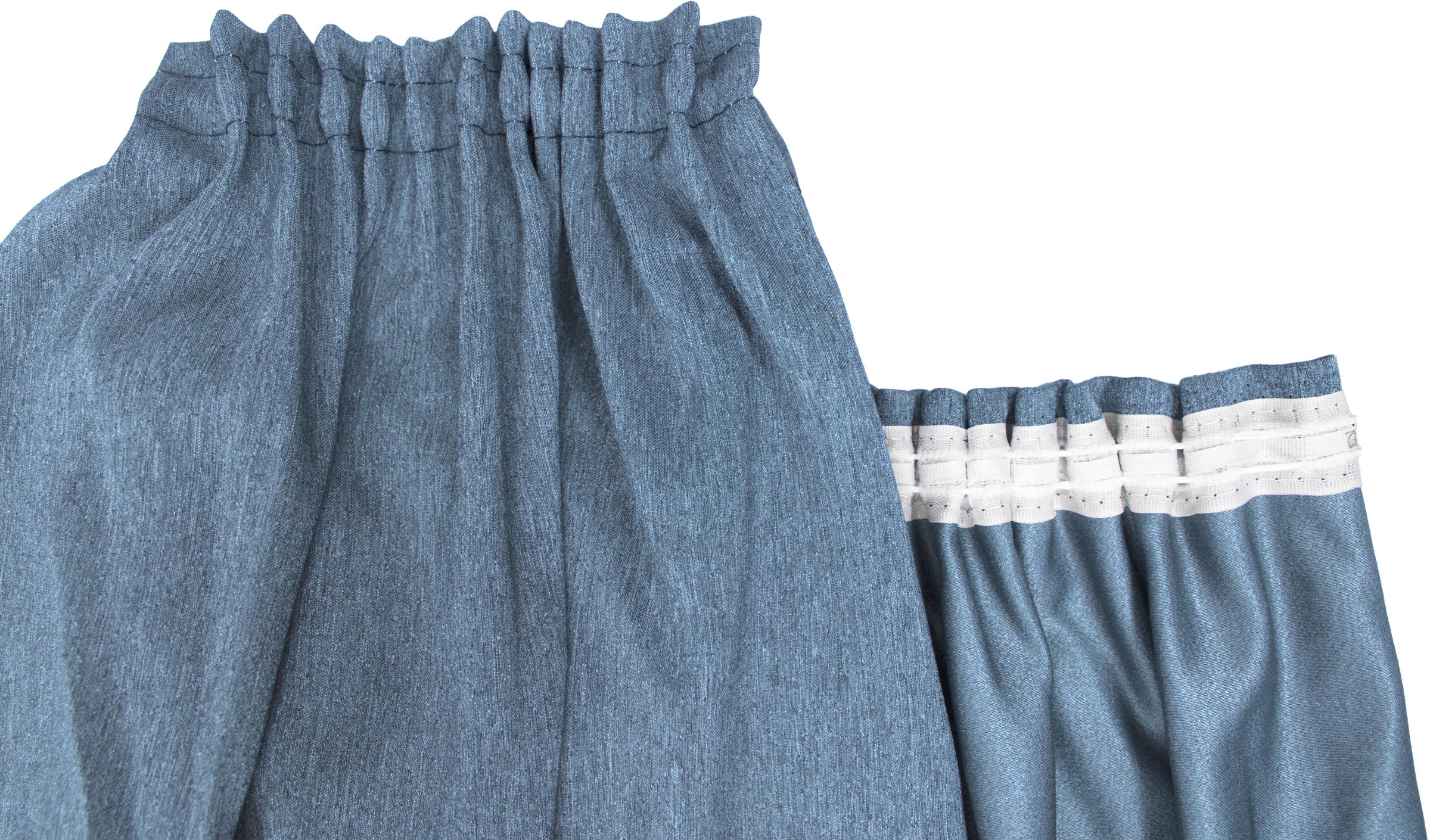 VHG Vorhang »Una« Kräuselband 2 Stk. tlg.