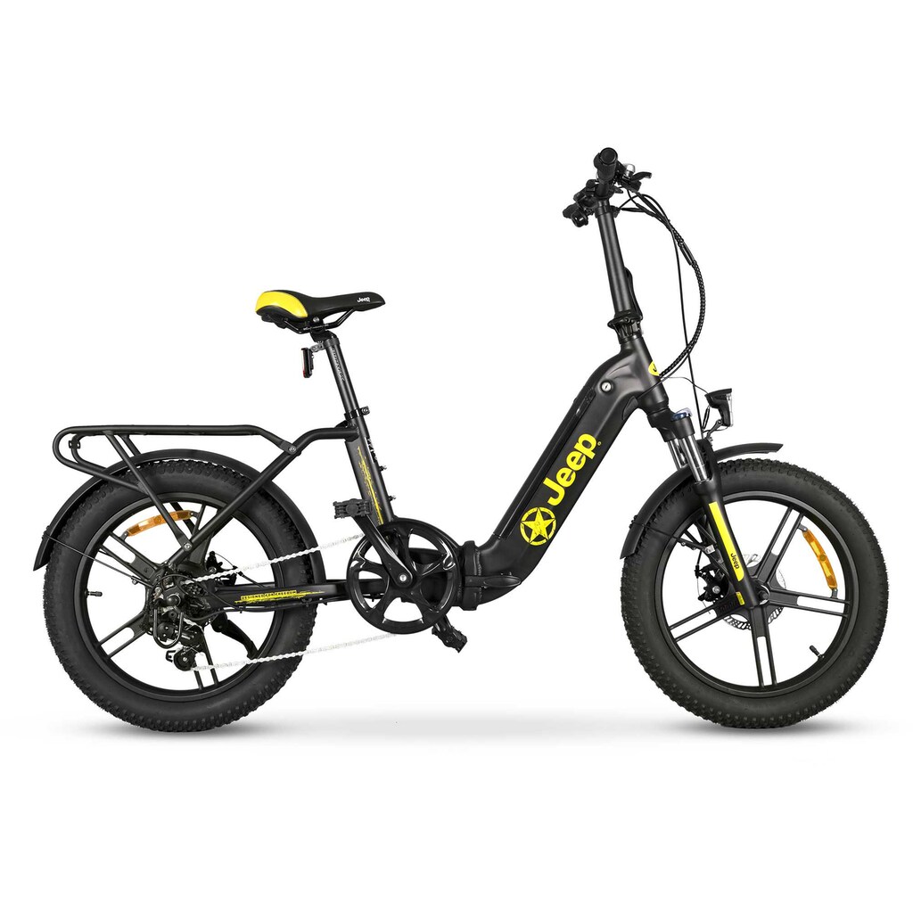 Jeep E-Bikes E-Bike »FR 7000«, 7 Gang, Heckmotor 250 W, (mit Akku-Ladegerät)