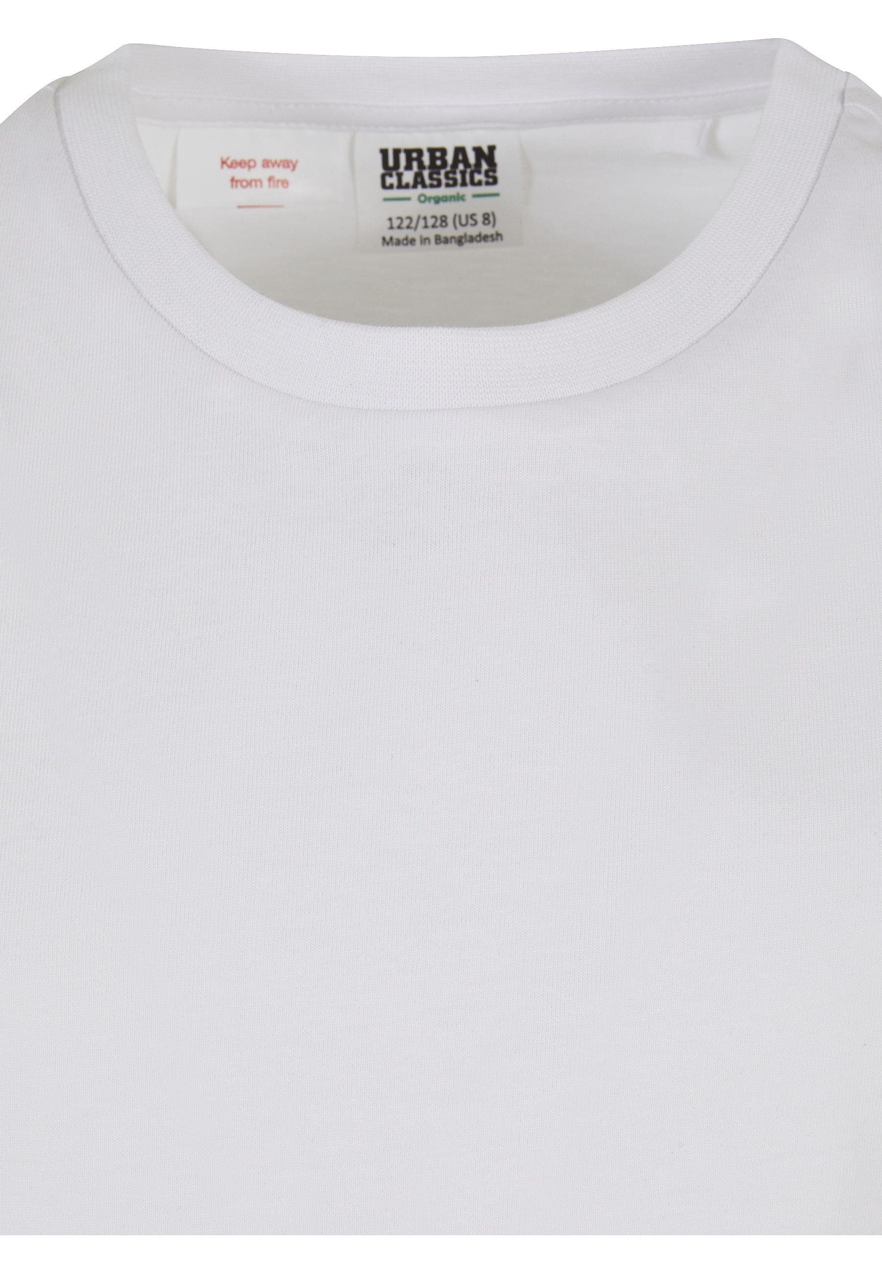 URBAN CLASSICS T-Shirt »Urban Classics Damen Girls Organic Volant Tee« 1 Stk.